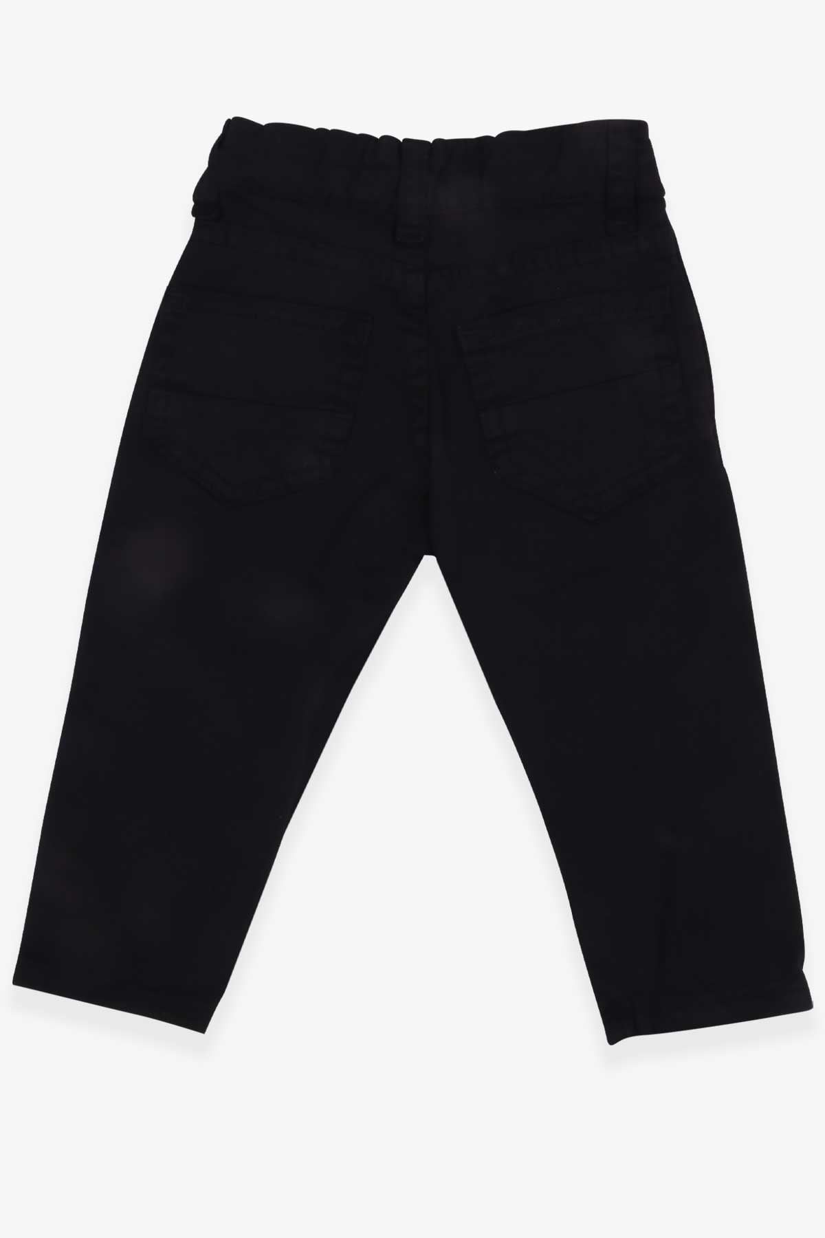 Escabel Erkek Çocuk Kot Pantolon Cepli Siyah (1-4 Yaş)