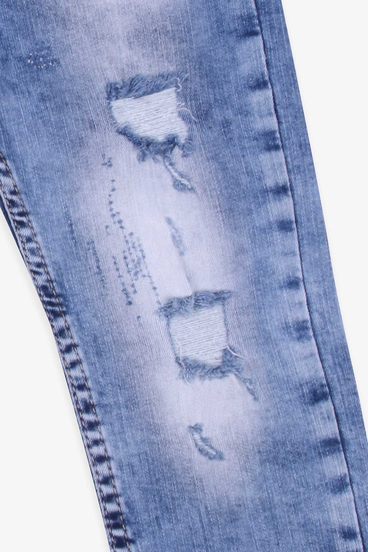 Escabel Erkek Çocuk Kot Pantolon Mavi (5-8 Yaş)