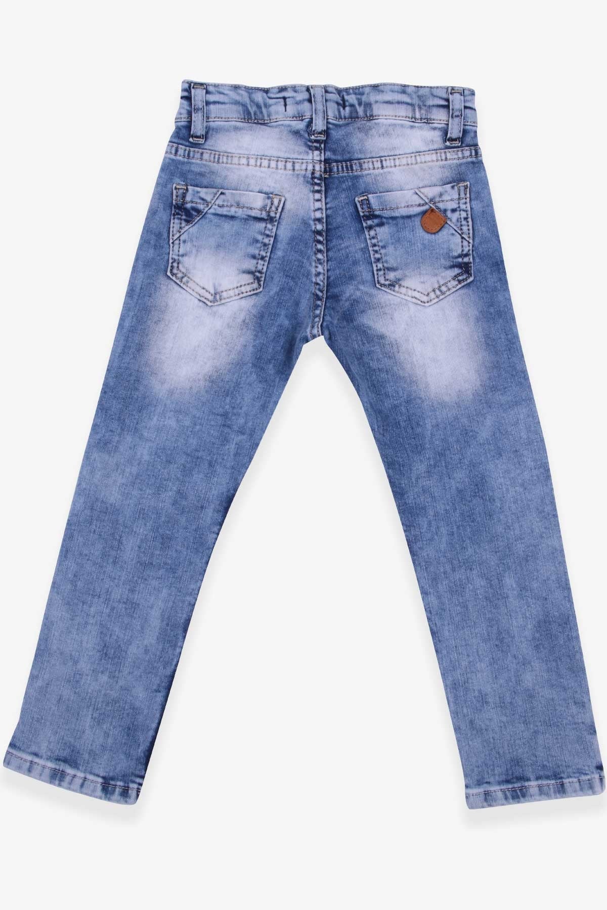 Escabel Erkek Çocuk Kot Pantolon Mavi (5-8 Yaş)