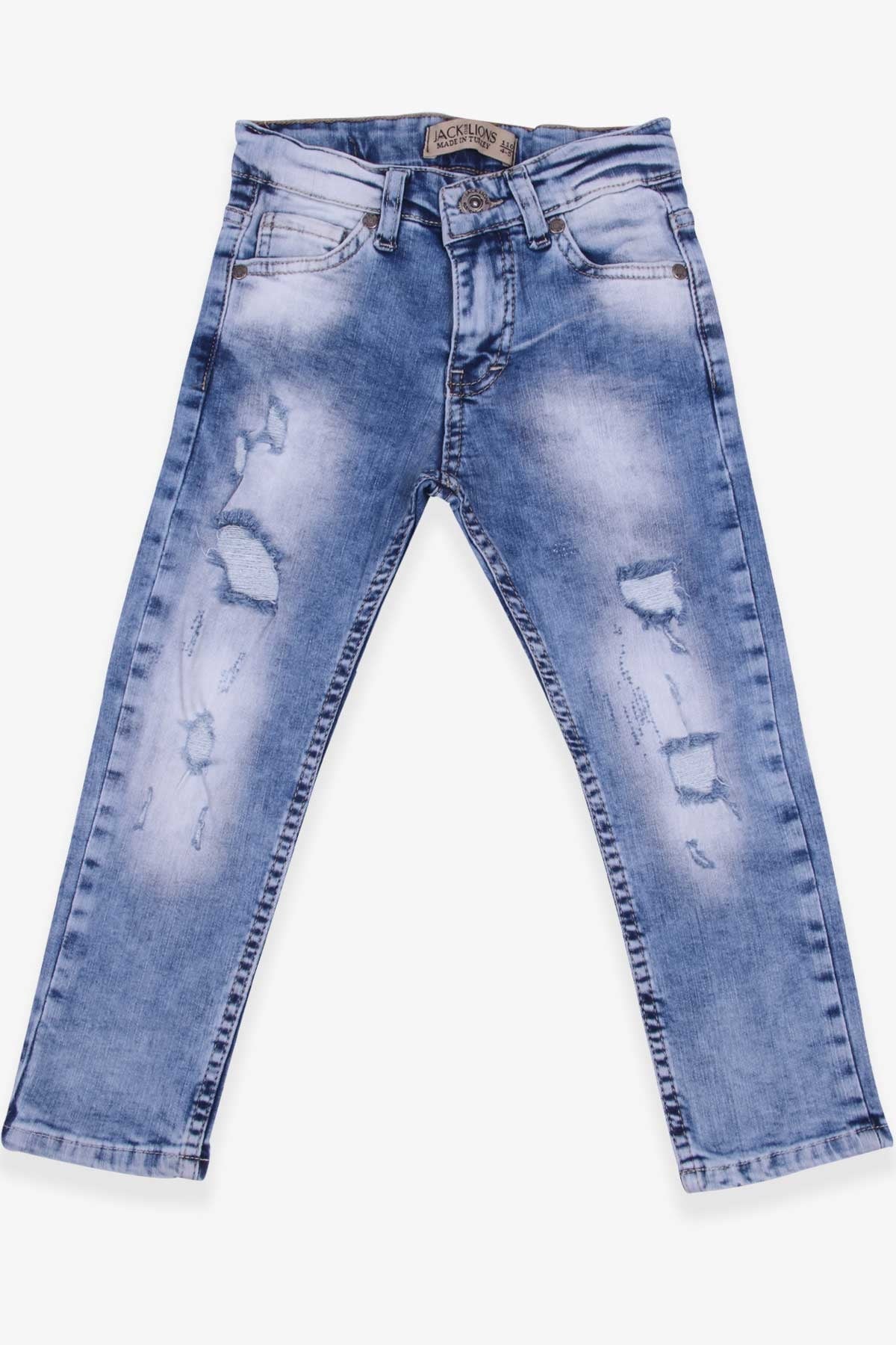 Escabel Erkek Çocuk Kot Pantolon Mavi (5-8 Yaş)