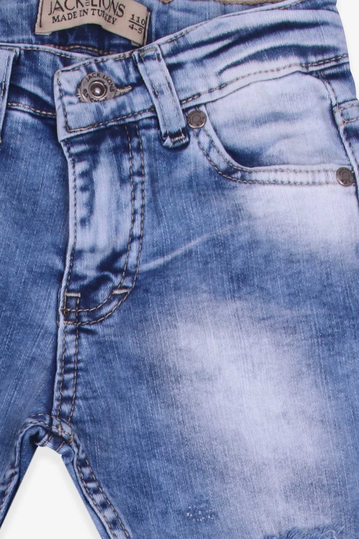 Escabel Erkek Çocuk Kot Pantolon Mavi (5-8 Yaş)