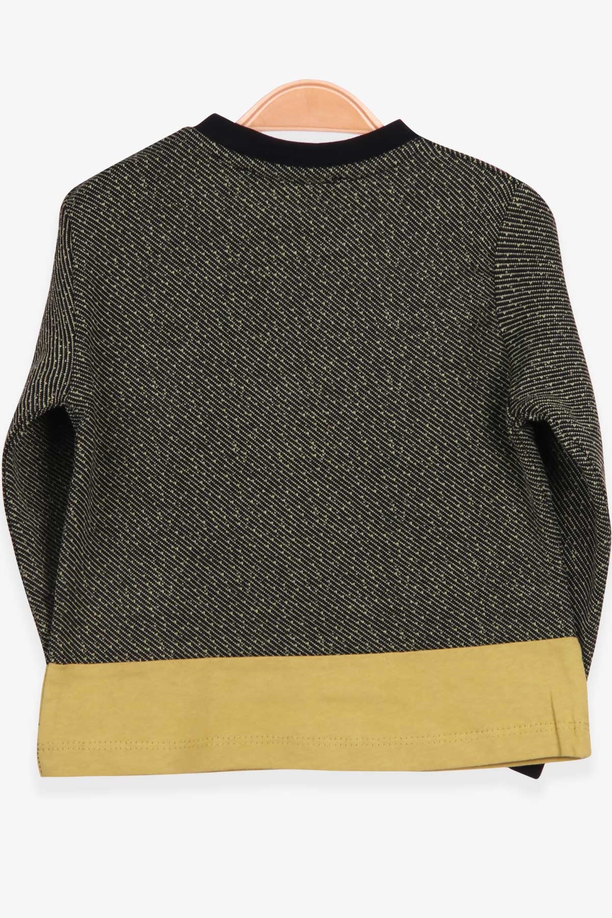 Escabel Erkek Çocuk Sweatshirt Desenli Fıstık Yeşili (1-4 Yaş)