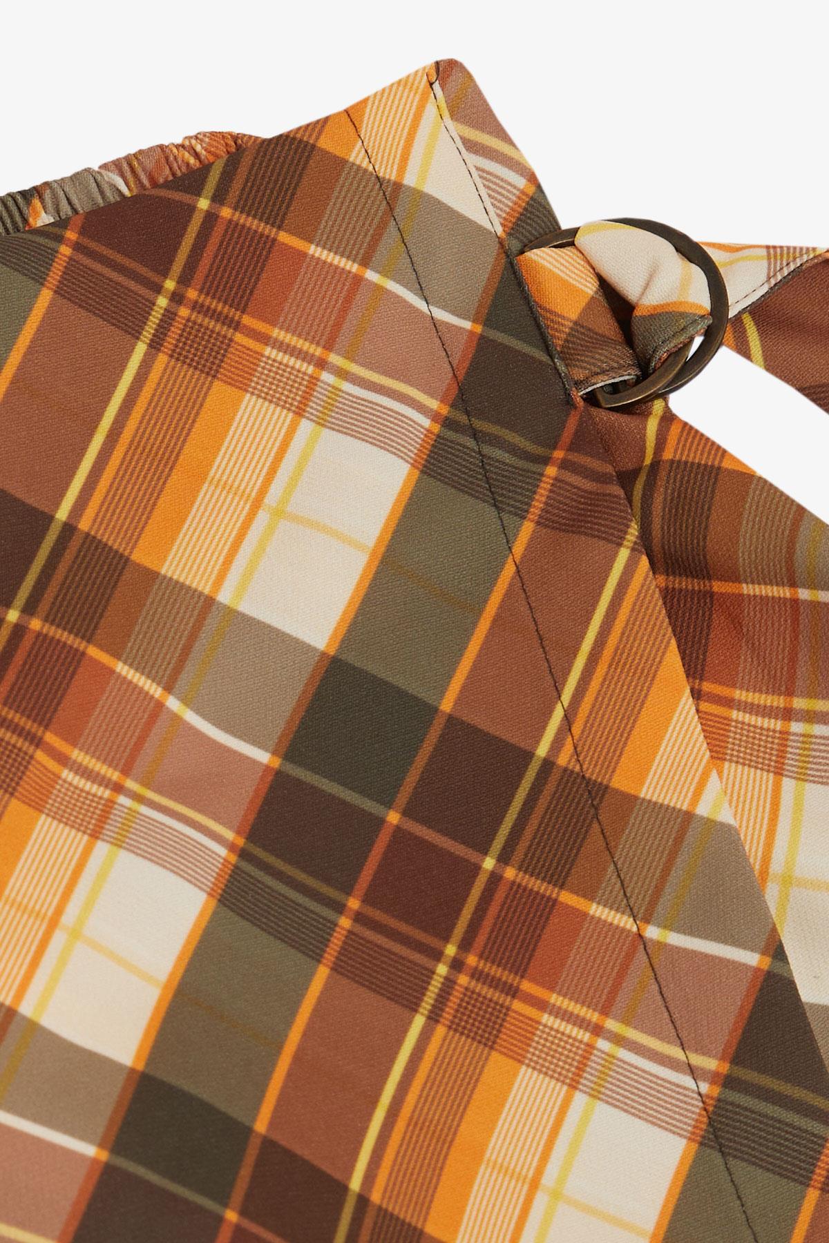 Escabel Kız Çocuk Şort Etek Ekose Desenli Karışık Renk (10-14 Yaş)