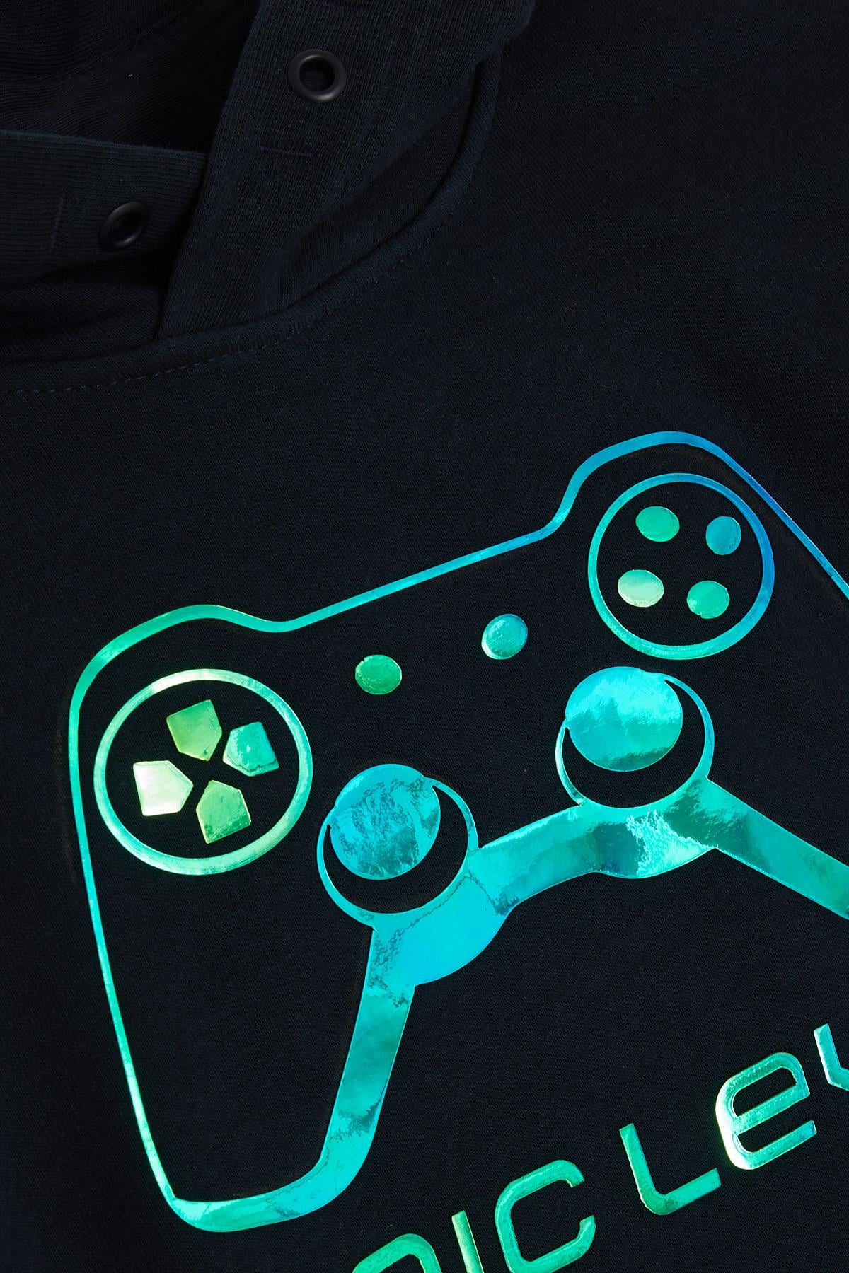 EXPORT Erkek Çocuk Sweatshirt Oyun Konsolu Baskılı Lacivert (9-15 Yaş)