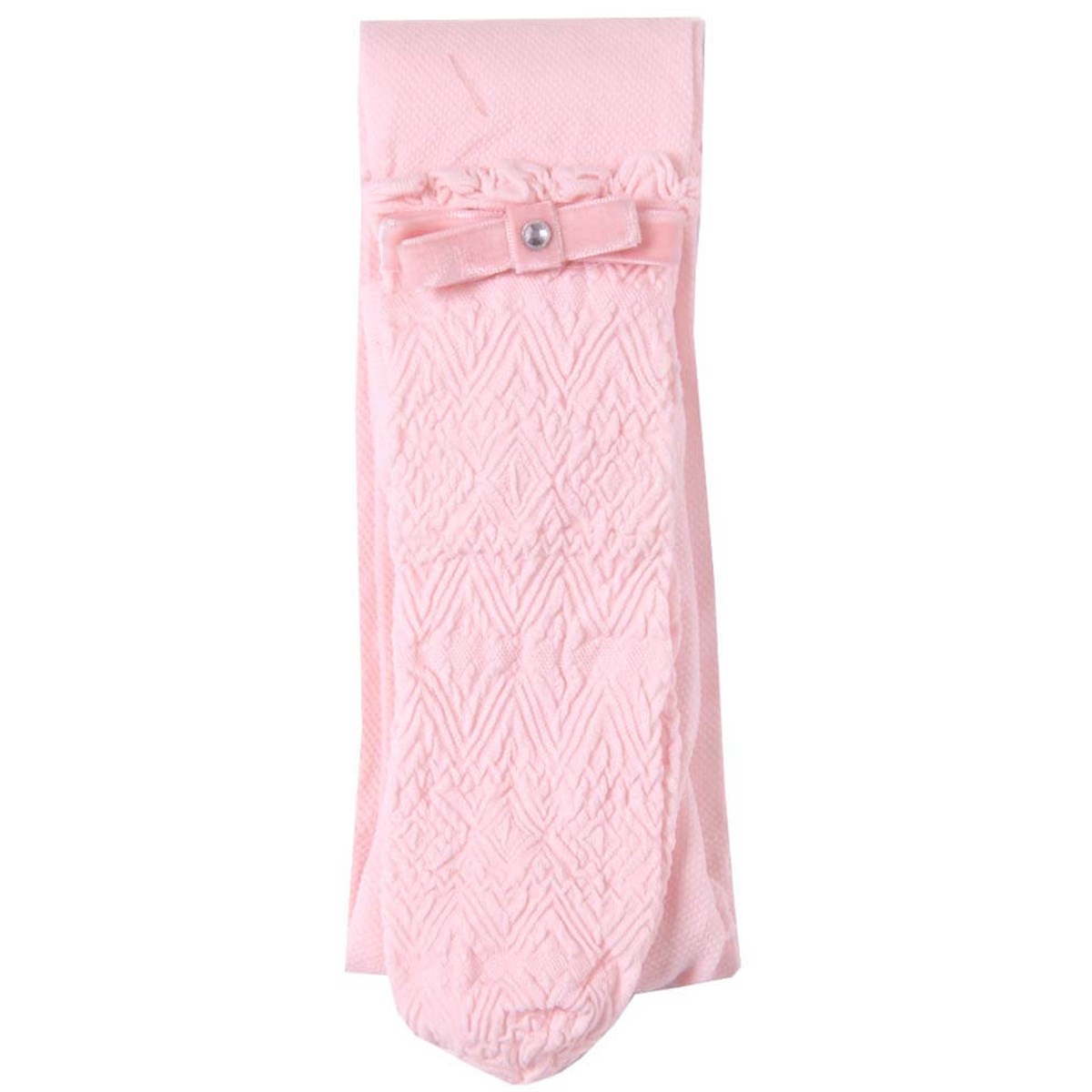 Fiyonklu Külotlu Çorap Pembe   (3- 10 Yaş) BREEZE