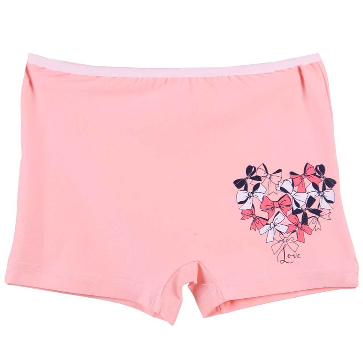 Kız Çocuk Desenli Boxer Breeze Somon