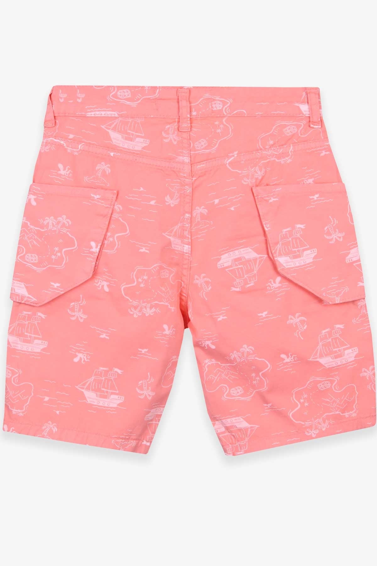 Jack Lions Erkek Çocuk Gabardin Kapri Keşif Temalı Somon (10-14 Yaş)