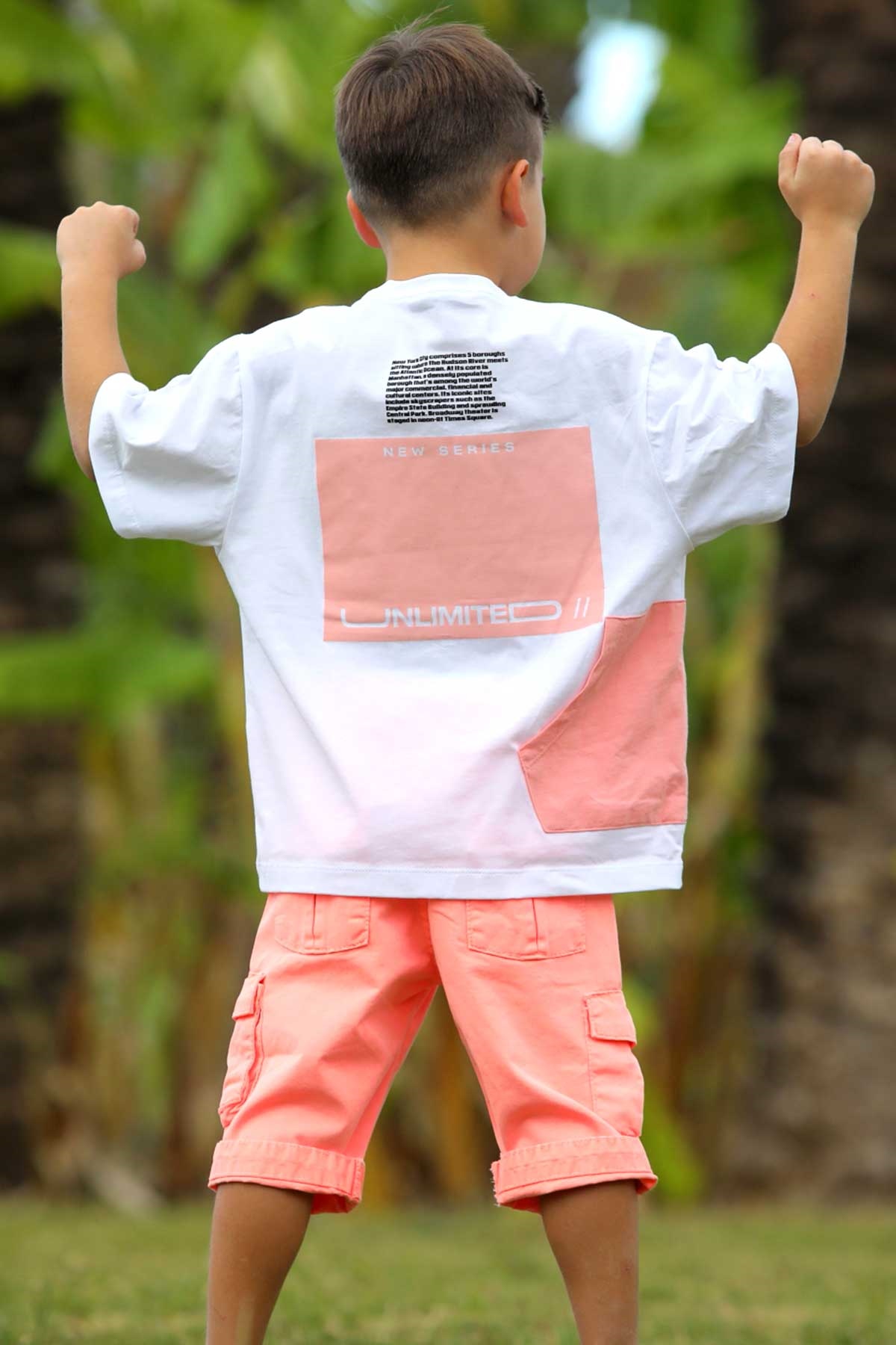 Jack Lions Erkek Çocuk Gabardin Kapri Basic Neon Turuncu (1-4 Yaş)