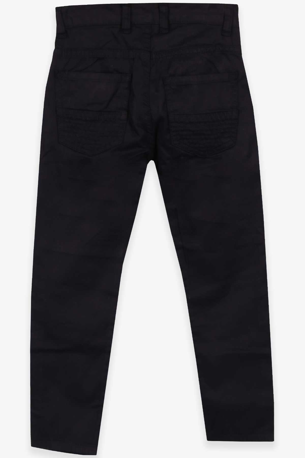 Jack Lions Erkek Çocuk Gabardin Pantolon Fermuar Aksesuarlı Siyah (5-16 Yaş)