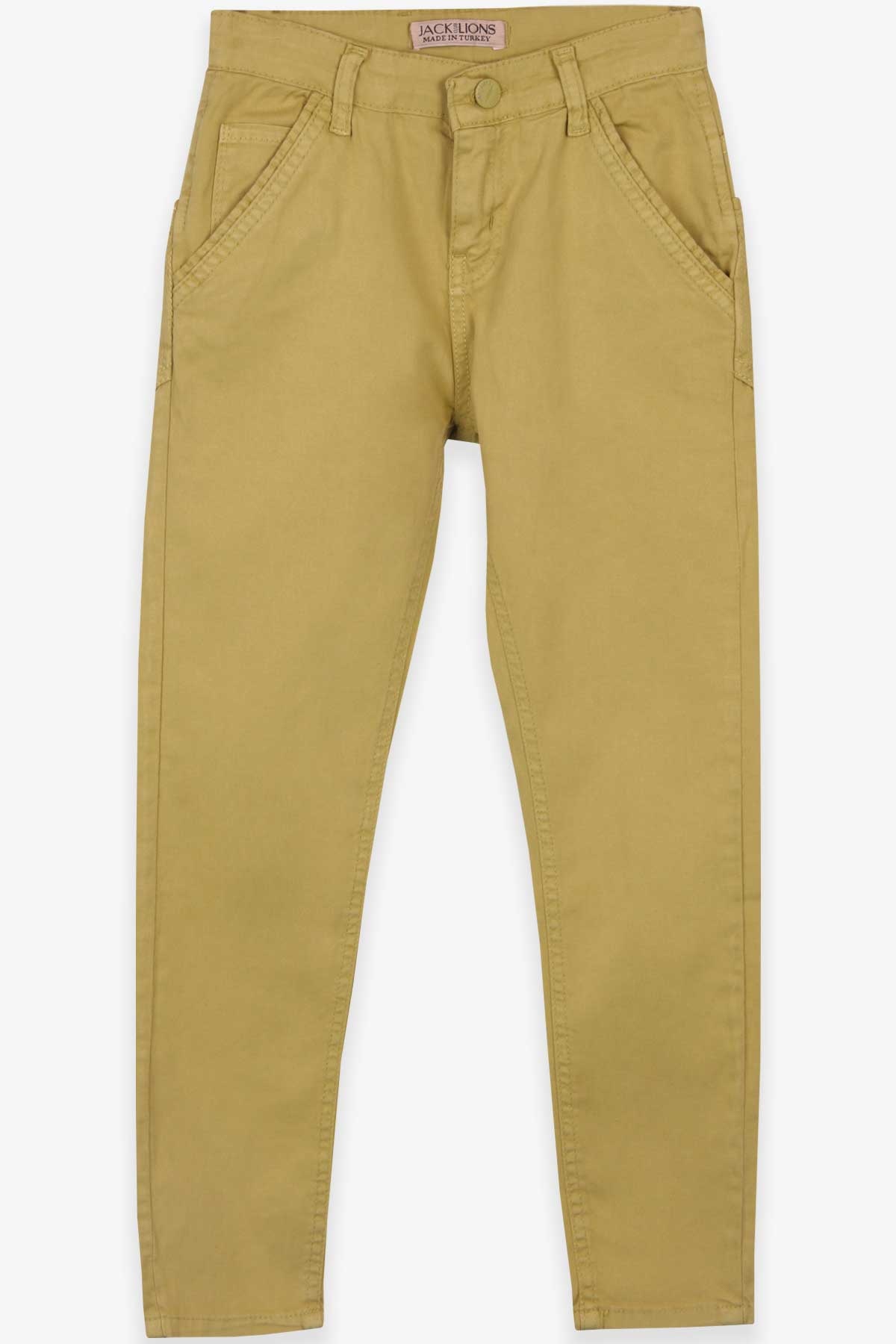 Jack Lions Erkek Çocuk Pantolon Gabardin Fıstık Yeşili (9-16 Yaş)