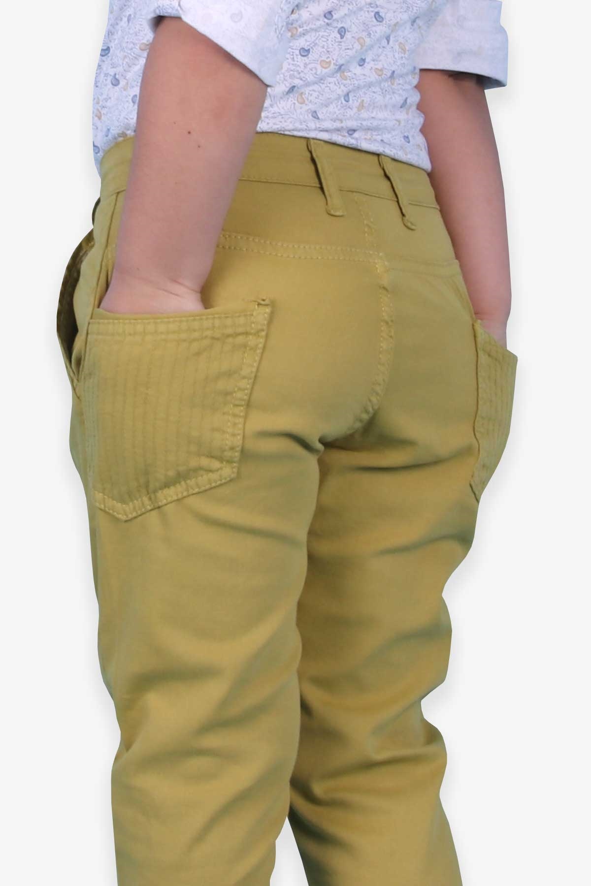 Jack Lions Erkek Çocuk Pantolon Gabardin Fıstık Yeşili (9-16 Yaş)