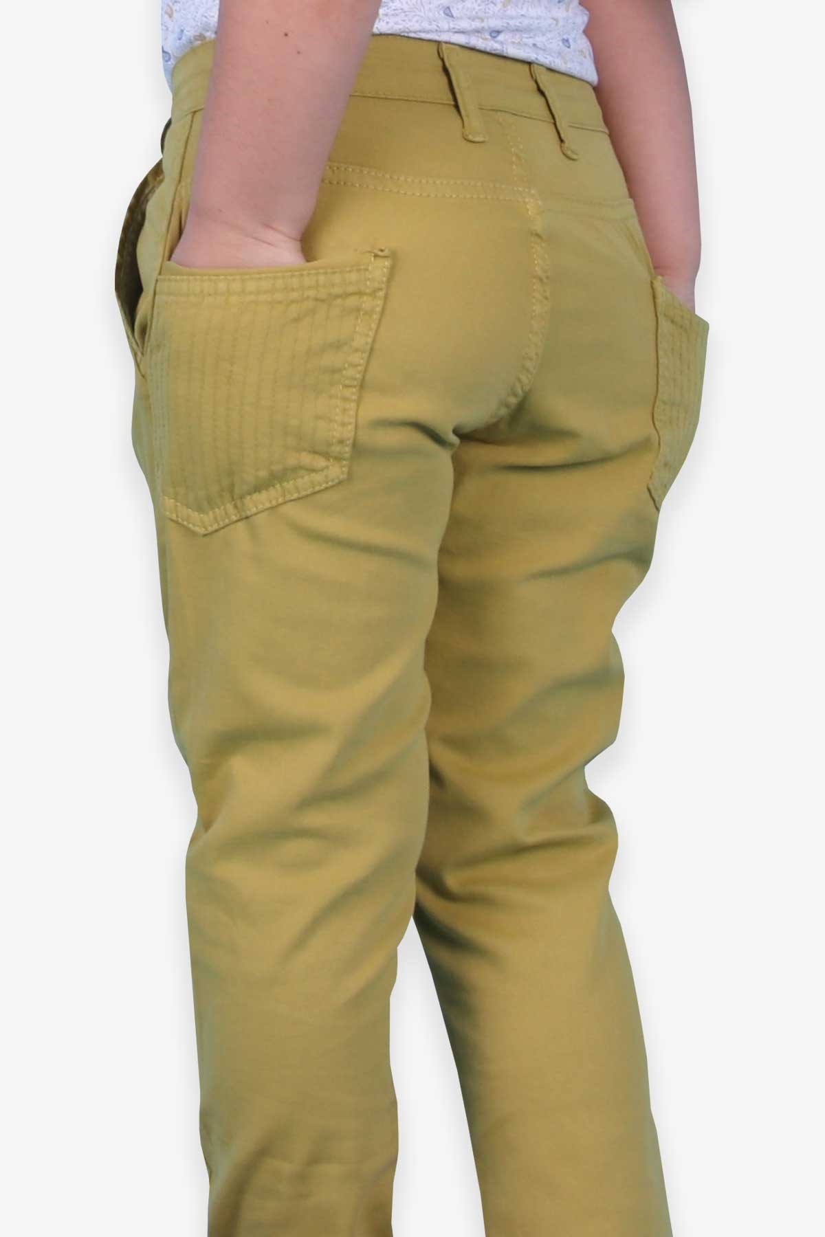 Jack Lions Erkek Çocuk Pantolon Gabardin Fıstık Yeşili (9-16 Yaş)