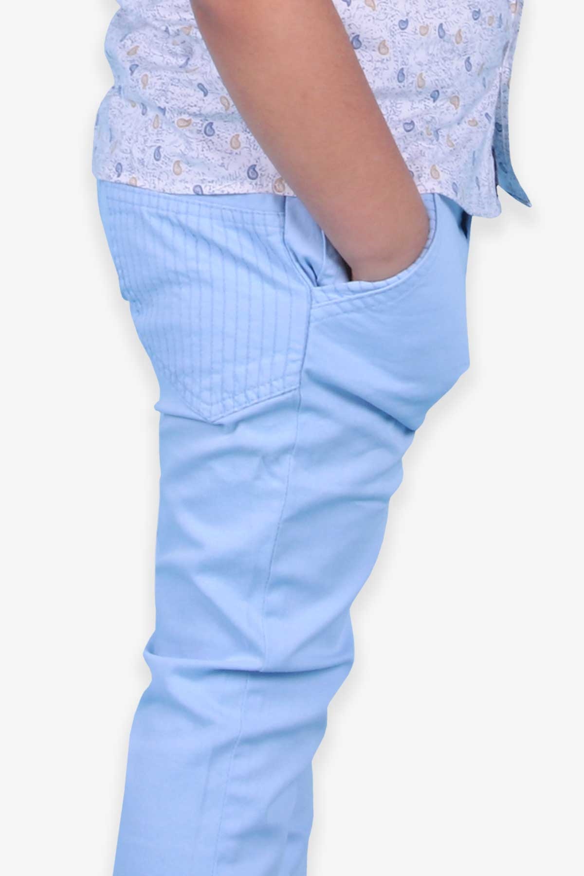 Jack Lions Erkek Çocuk Pantolon Gabardin Buz Mavisi (10-16 Yaş)