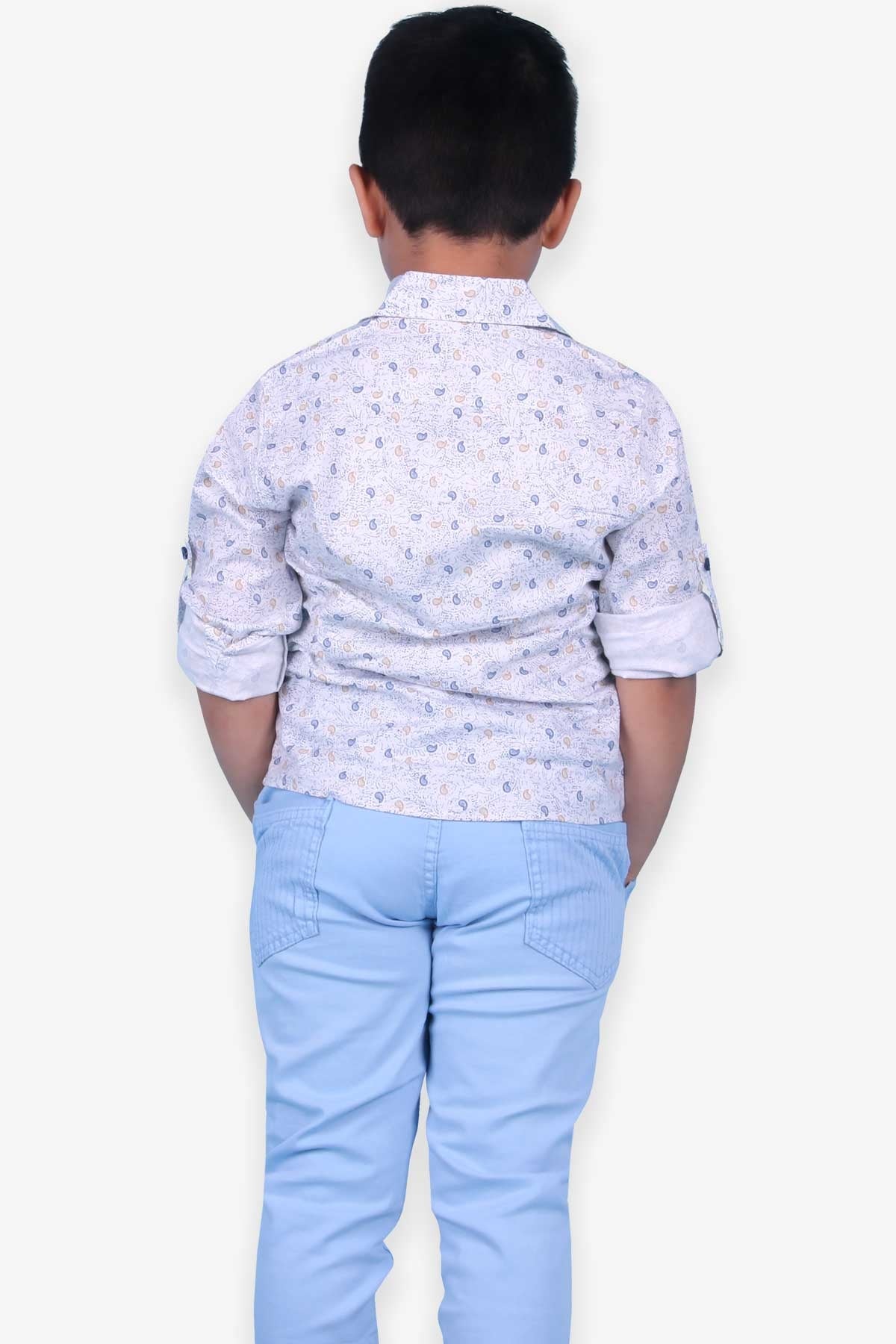 Jack Lions Erkek Çocuk Pantolon Gabardin Buz Mavisi (10-16 Yaş)