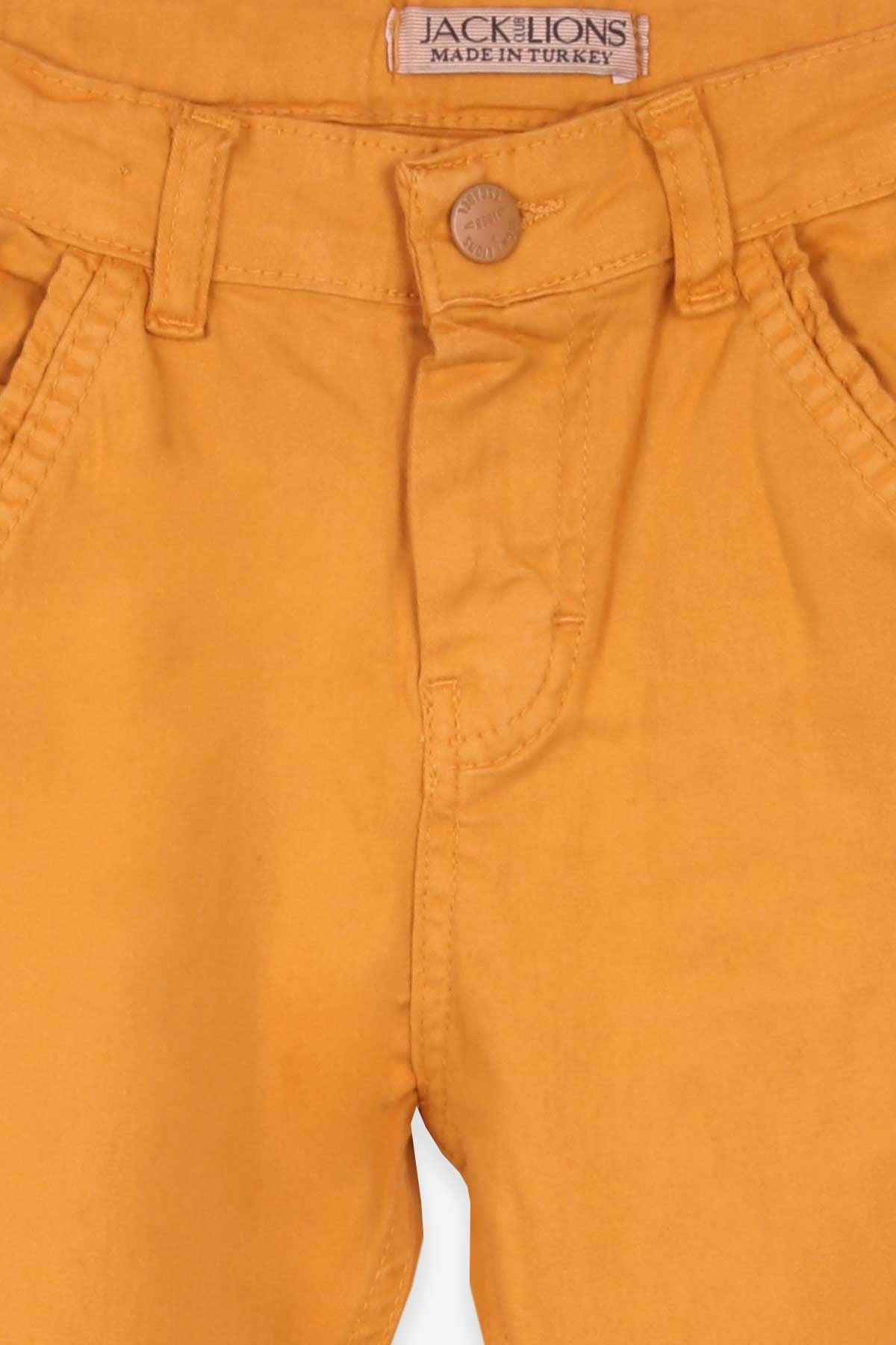 Jack Lions Erkek Çocuk Pantolon Gabardin Hardal Sarı (9-16 Yaş)