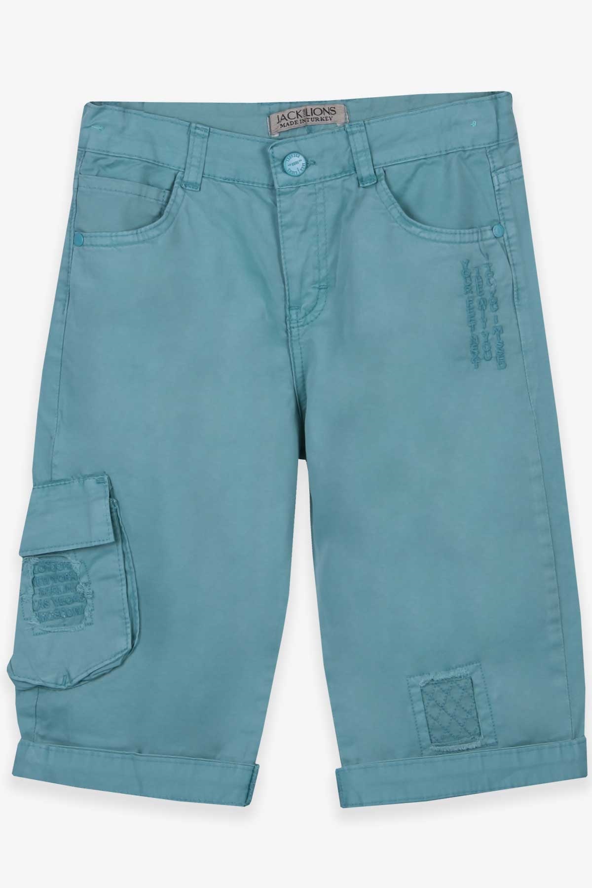 Jack Lions Erkek Çocuk Şort Basic Mint Yeşili (10-16 Yaş)