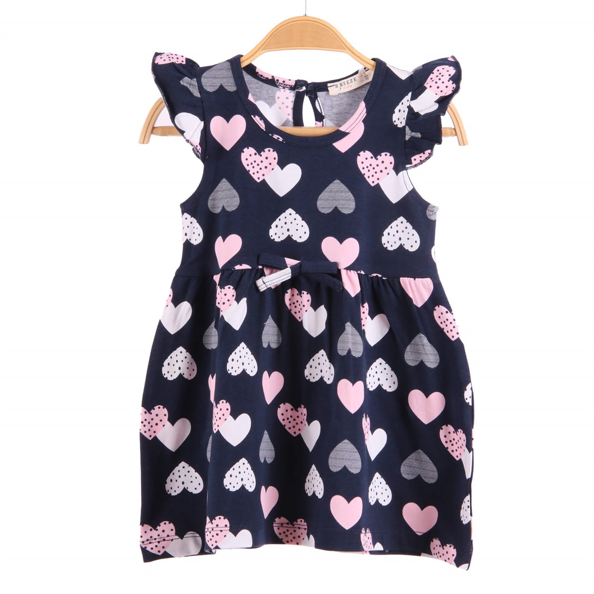 Yazlık Elbise ModelleriBREEZE12529-34Kalpli Elbise
