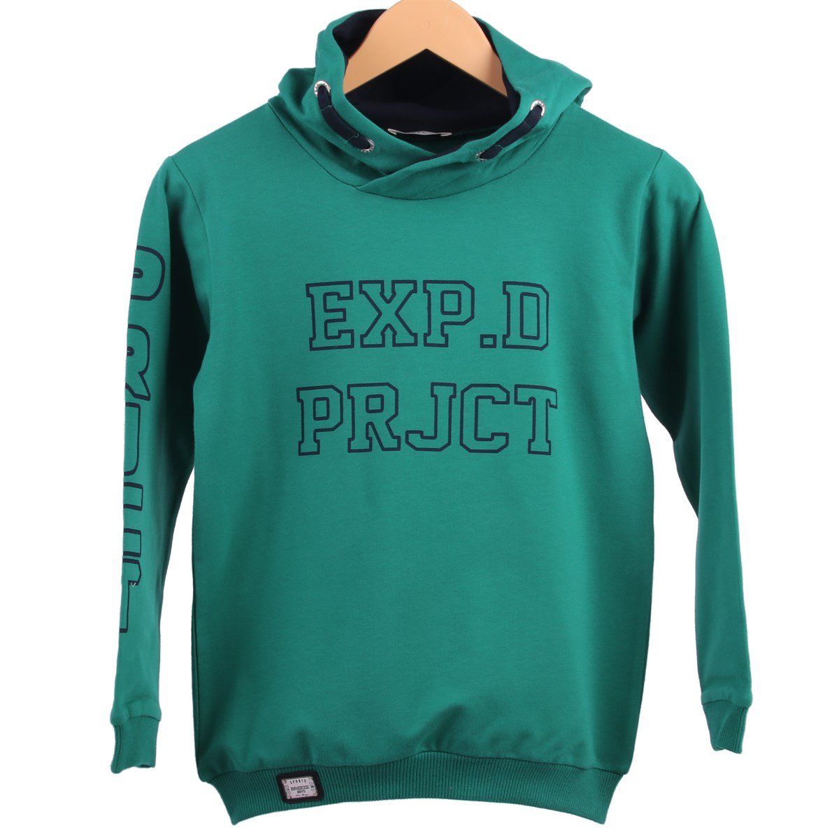 Erkek Çocuk Kapşonlu Sweat Breeze  Yeşil