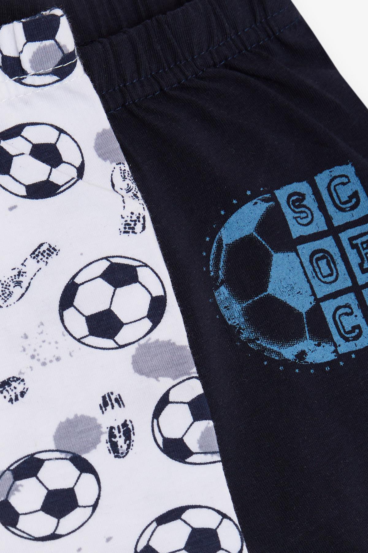 KATAMİNO Erkek Çocuk 2 li Boxer Futbol Temalı Karışık Renk (1-12 Yaş)