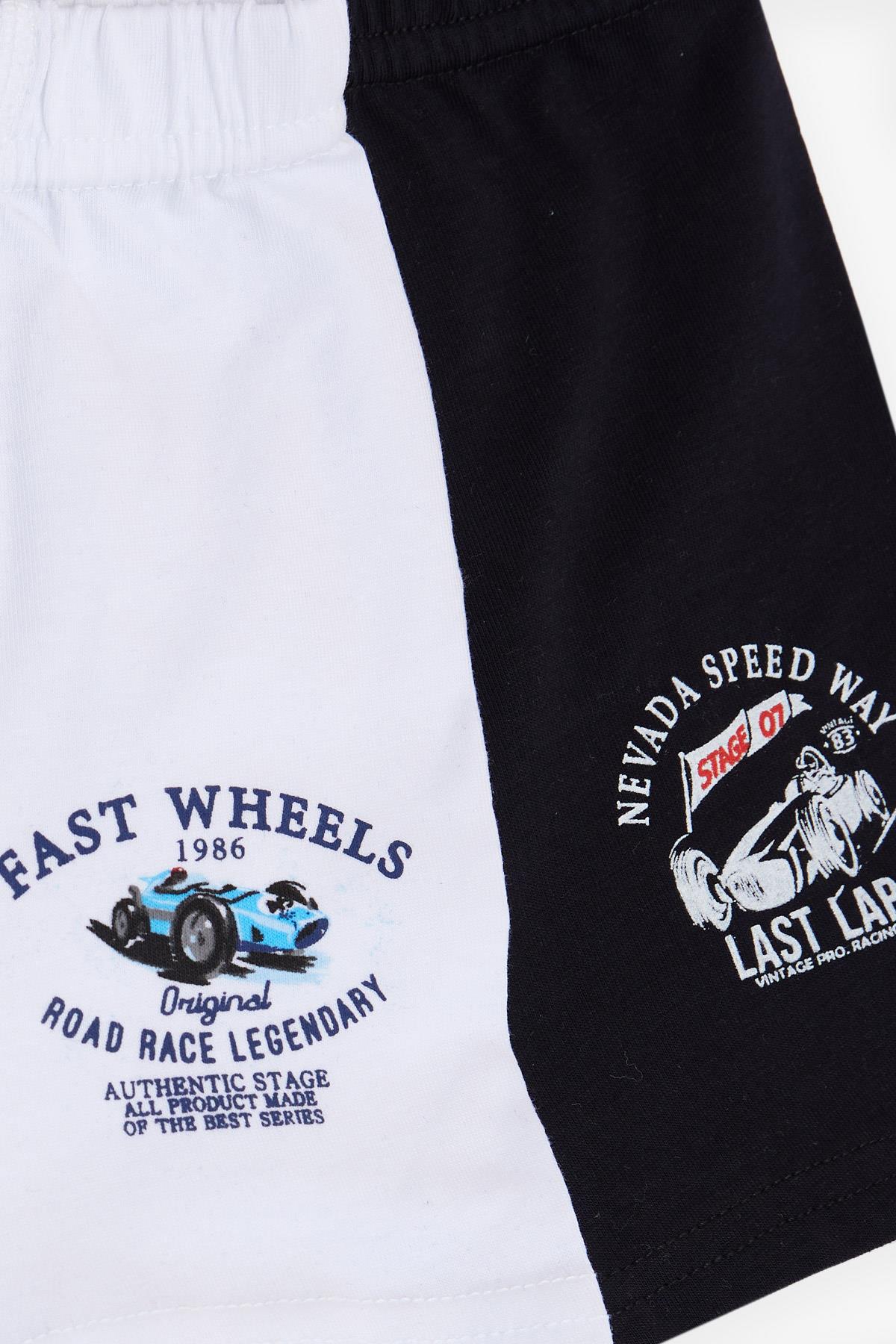 KATAMİNO Erkek Çocuk Boxer 2 li Yarış Temalı Araba Baskılı Karışık Renk (5-14 Yaş)