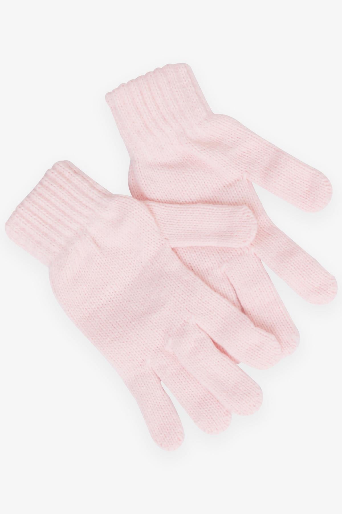 Kitti Kız Çocuk Atkı Bere Takımı 3 lü Set Armalı Ponponlu Pembe (4-8 Yaş)