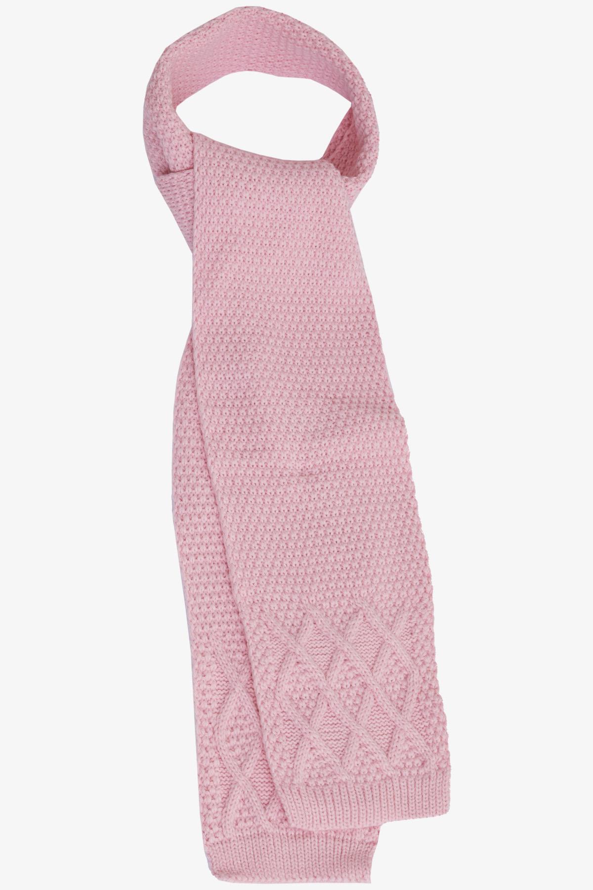 Kitti Kız Çocuk Atkı Bere Takımı 3 lü Set Kalp Armalı Ponponlu Pembe (15 Yaş)