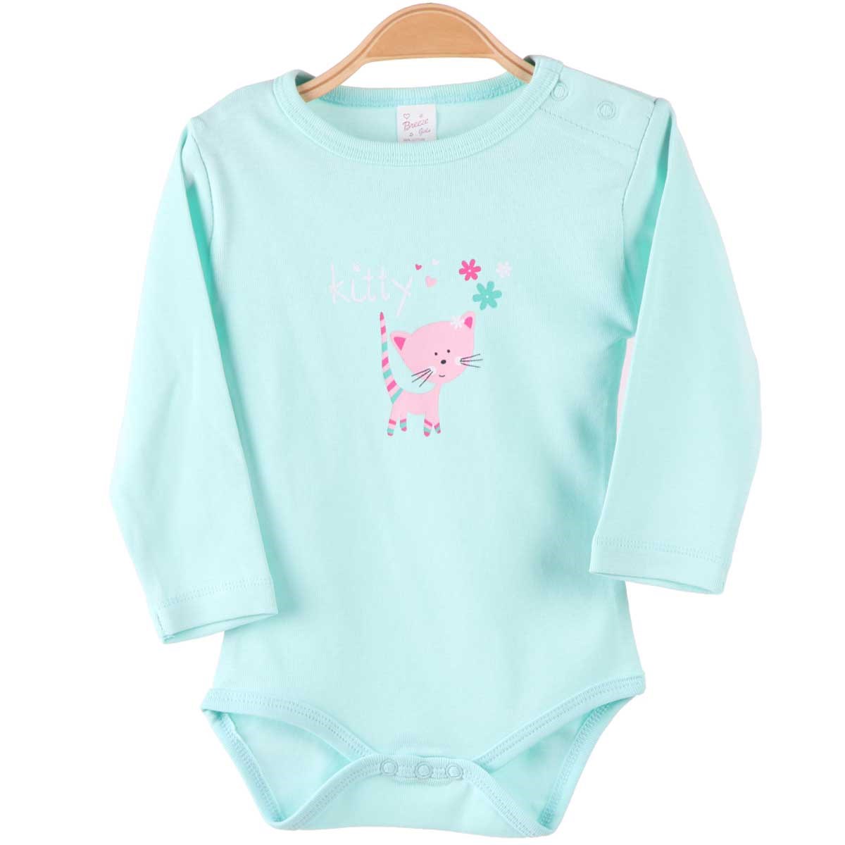 Kız Bebek Çıtçıtlı Body Yeşil (9 Ay-3 Yaş) BREEZE