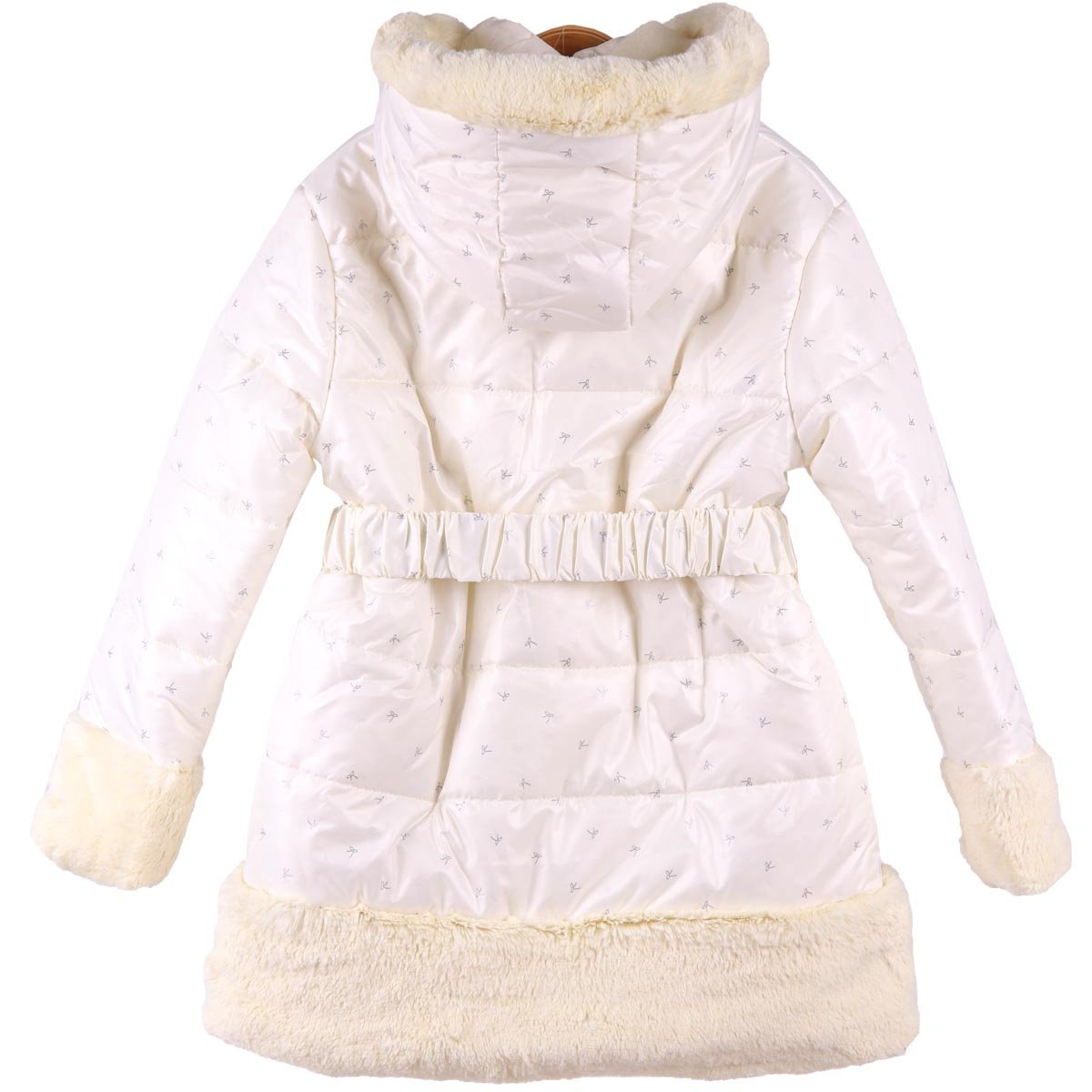 Kız Çocuk Mont Peluşlu Krem (7-10 Yaş) BREEZE