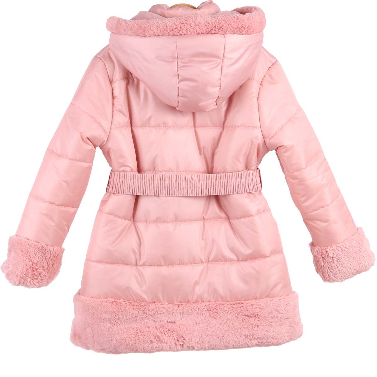 Kız Çocuk Mont Peluşlu Pembe (7-10 Yaş) BREEZE