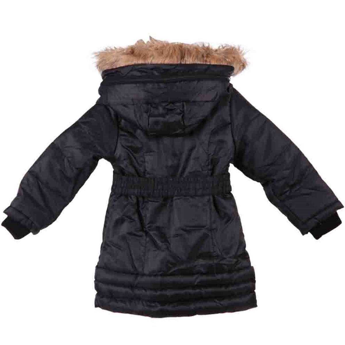 Kız Çocuk Mont Peluşlu Siyah (3-6 Yaş) BREEZE