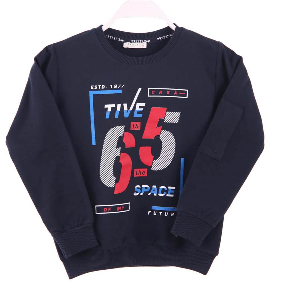 Sweatshirt & KazakE&H12228-34Kolu Fermuarlı Sweat