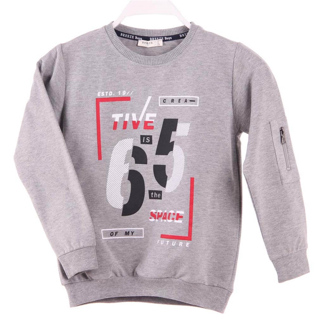 Sweatshirt & KazakE&H12228-51Kolu Fermuarlı Sweat