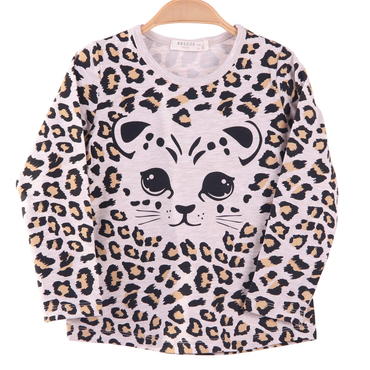 Sweatshirt & KazakBREEZE12161-204Leoparlı Kedili Badi