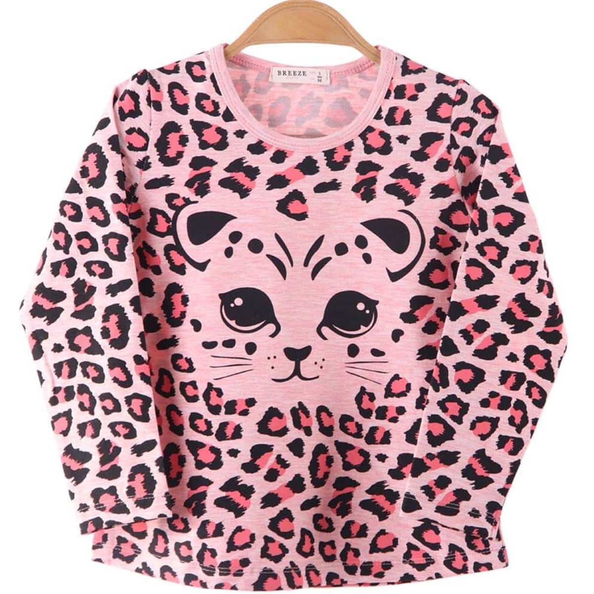 Sweatshirt & KazakBREEZEK12161-210Leoparlı Kedili Body