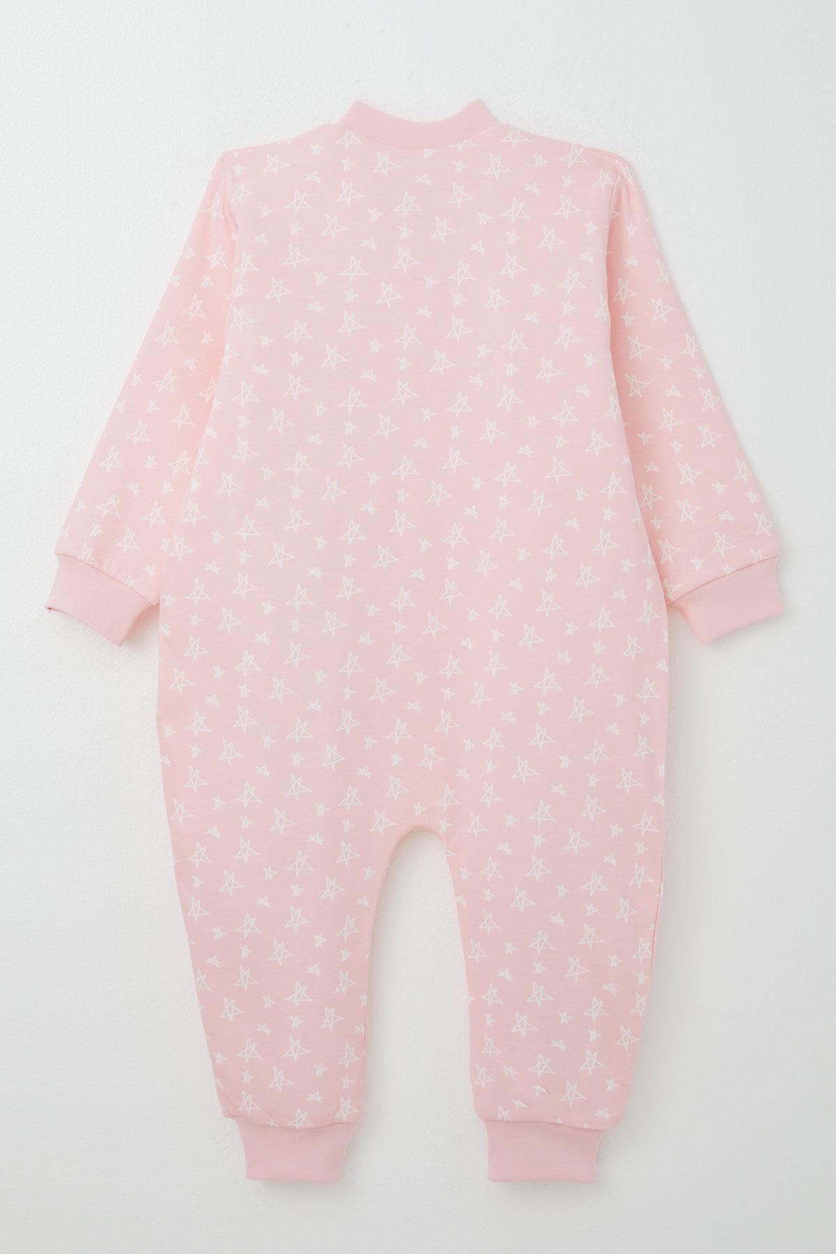 Luggi Baby Kız Çocuk Uyku Tulumu YIldız Desenli Pembe (1-4 Yaş)