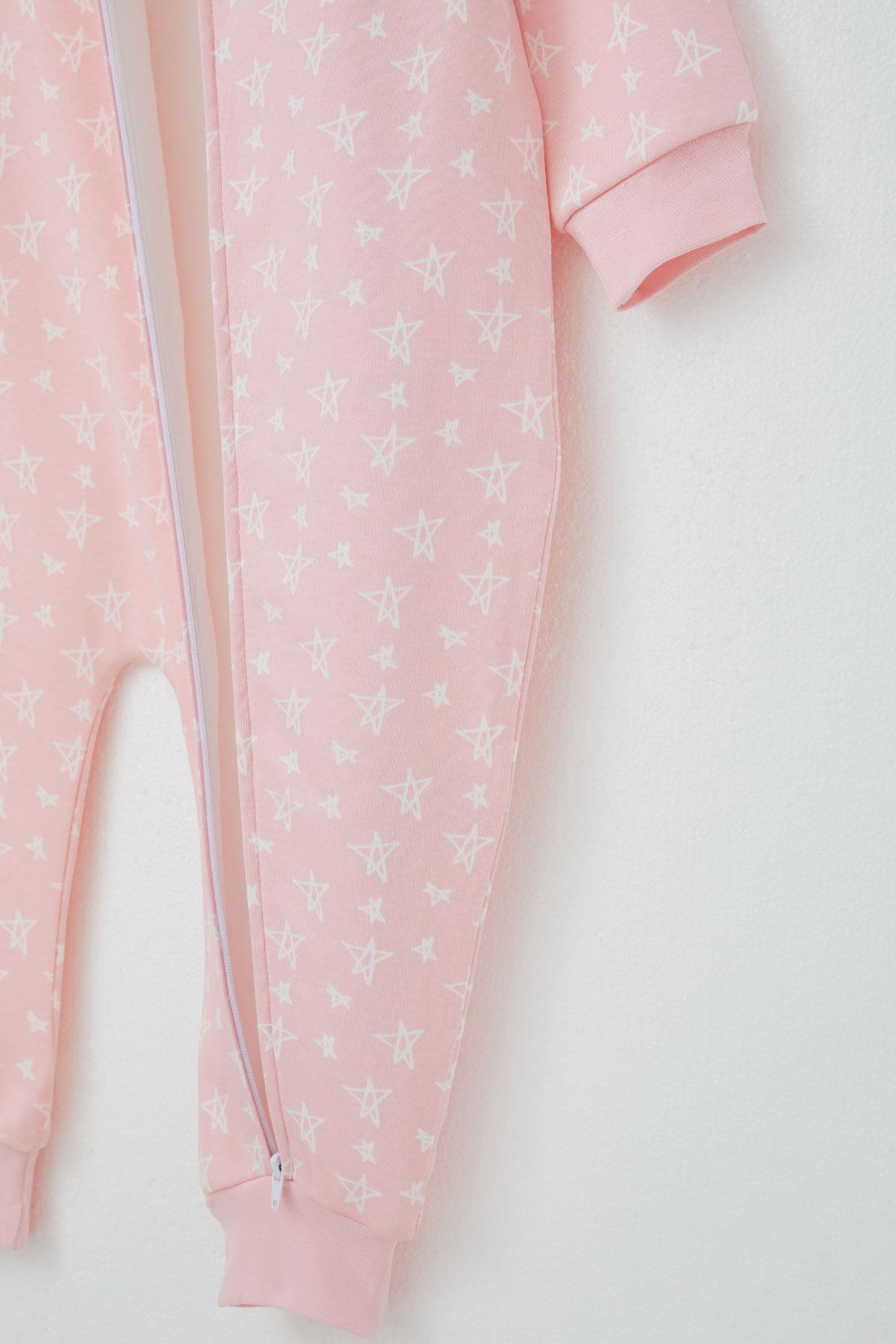 Luggi Baby Kız Çocuk Uyku Tulumu YIldız Desenli Pembe (1-4 Yaş)