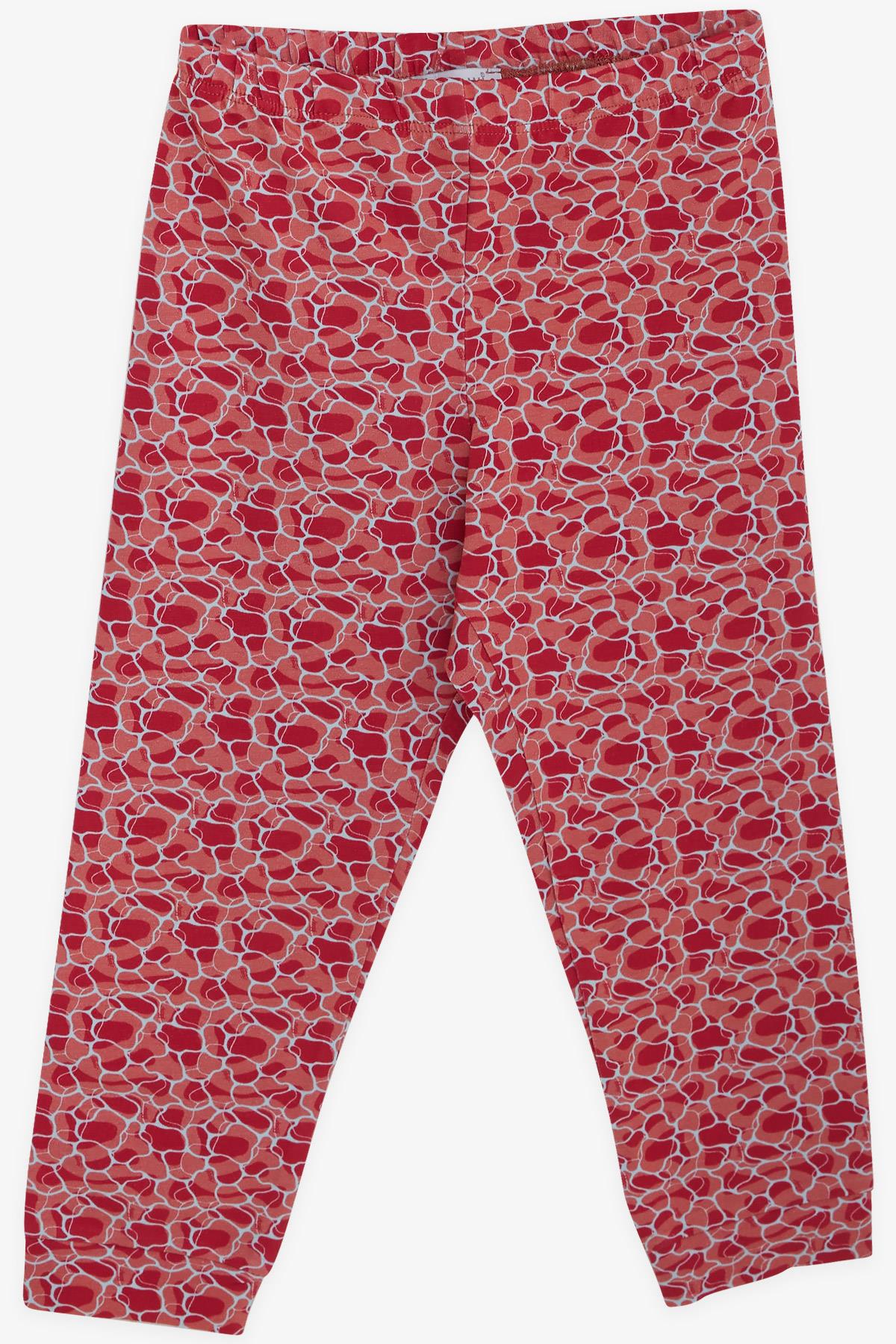Macawı Kız Çocuk Pijama Takımı Karışık Desenli Pembe (3-7 Yaş)