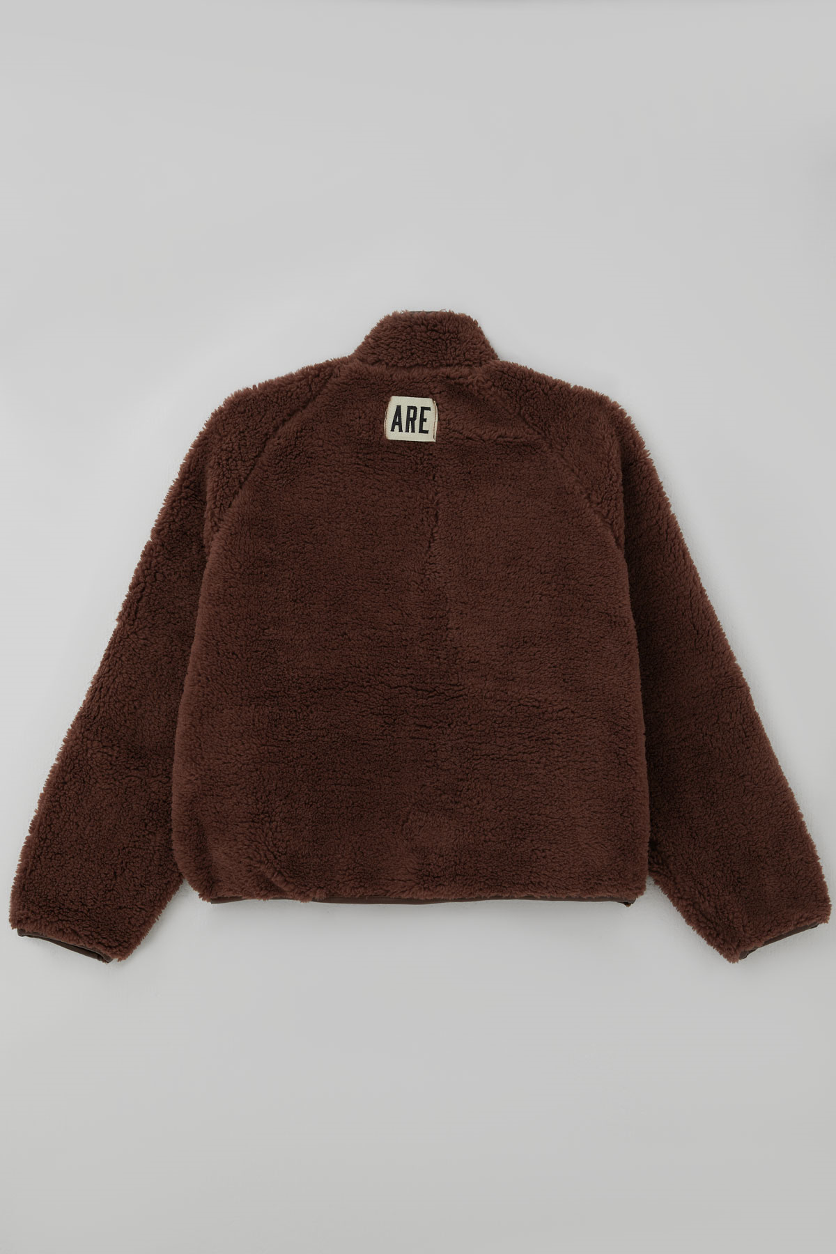 Orko Kız Çocuk Peluş Sweatshirt Önü Yarım Çıtçıt Pat Kanguru Cepli Kahverengi (10-16 Yaş)