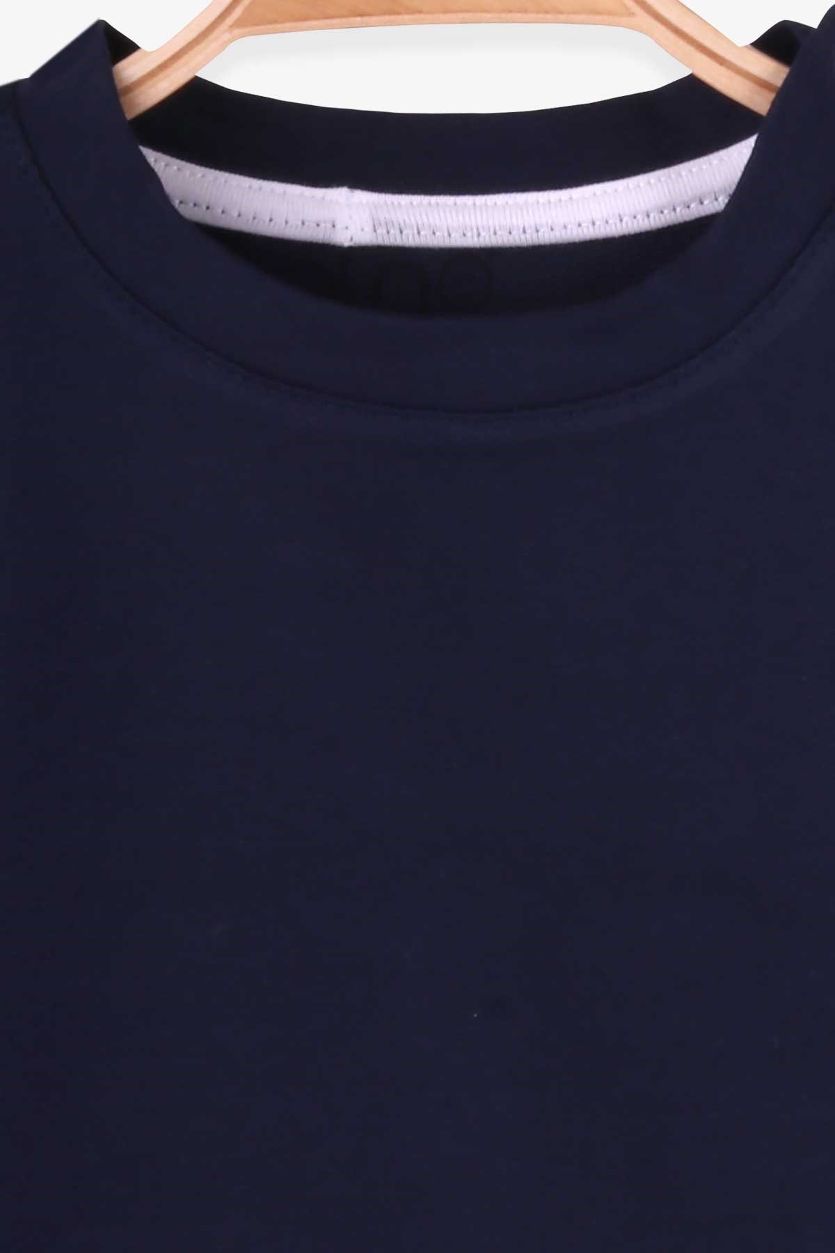 Pino Erkek Bebek Sweatshirt Arma Baskılı Lacivert (4 Ay-1.5 Yaş)