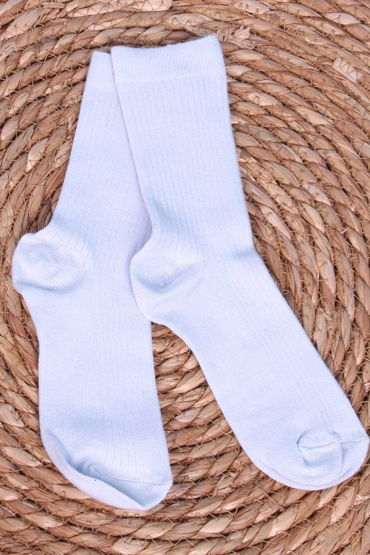 PLATİNUM Kız Çocuk Soket Çorap Bebe Mavisi (5-7 Yaş)