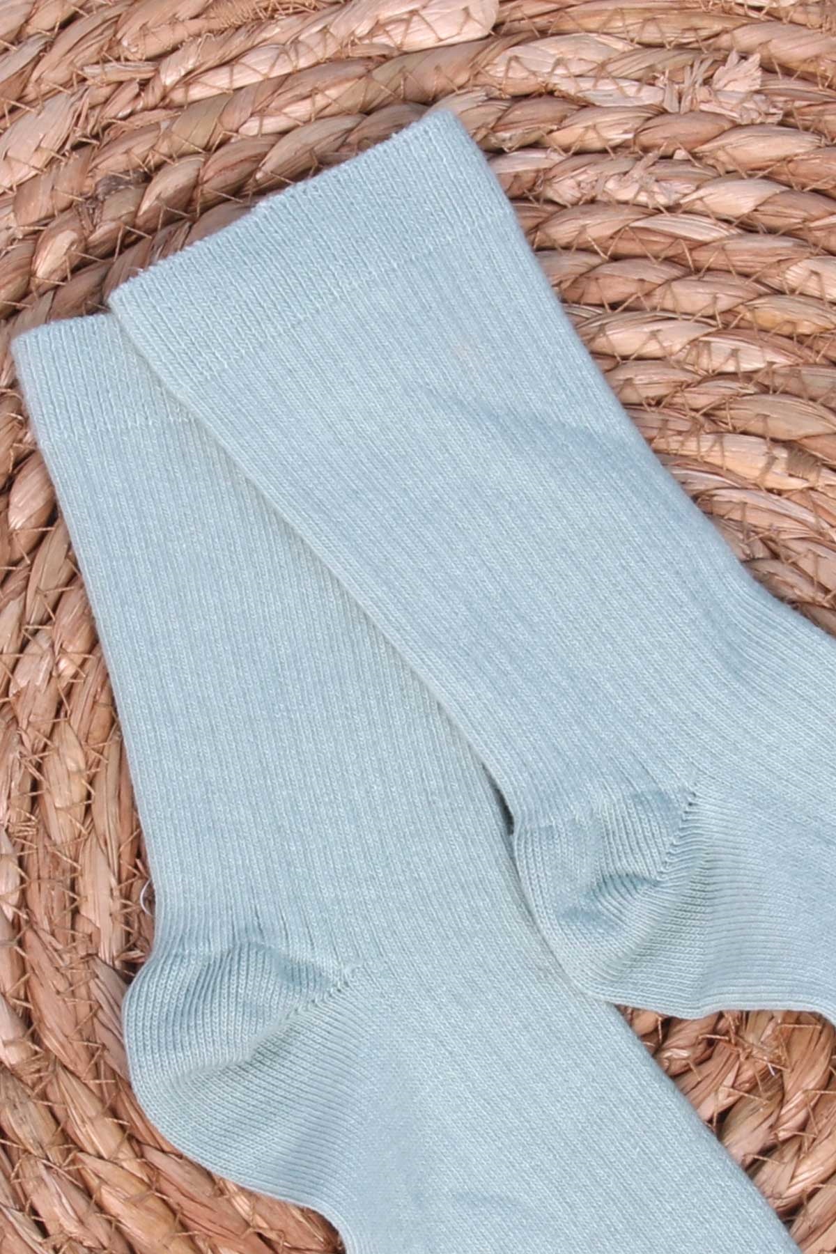 PLATİNUM Kız Çocuk Soket Çorap Mint Yeşili (5-7 Yaş)