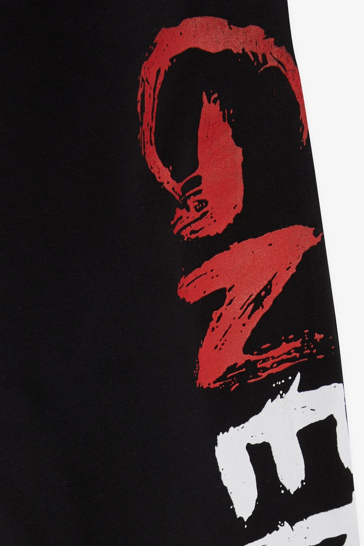 POYRAZ KİDS Erkek Çocuk Eşofman Altı Yazı Baskılı Siyah (4-8 Yaş)