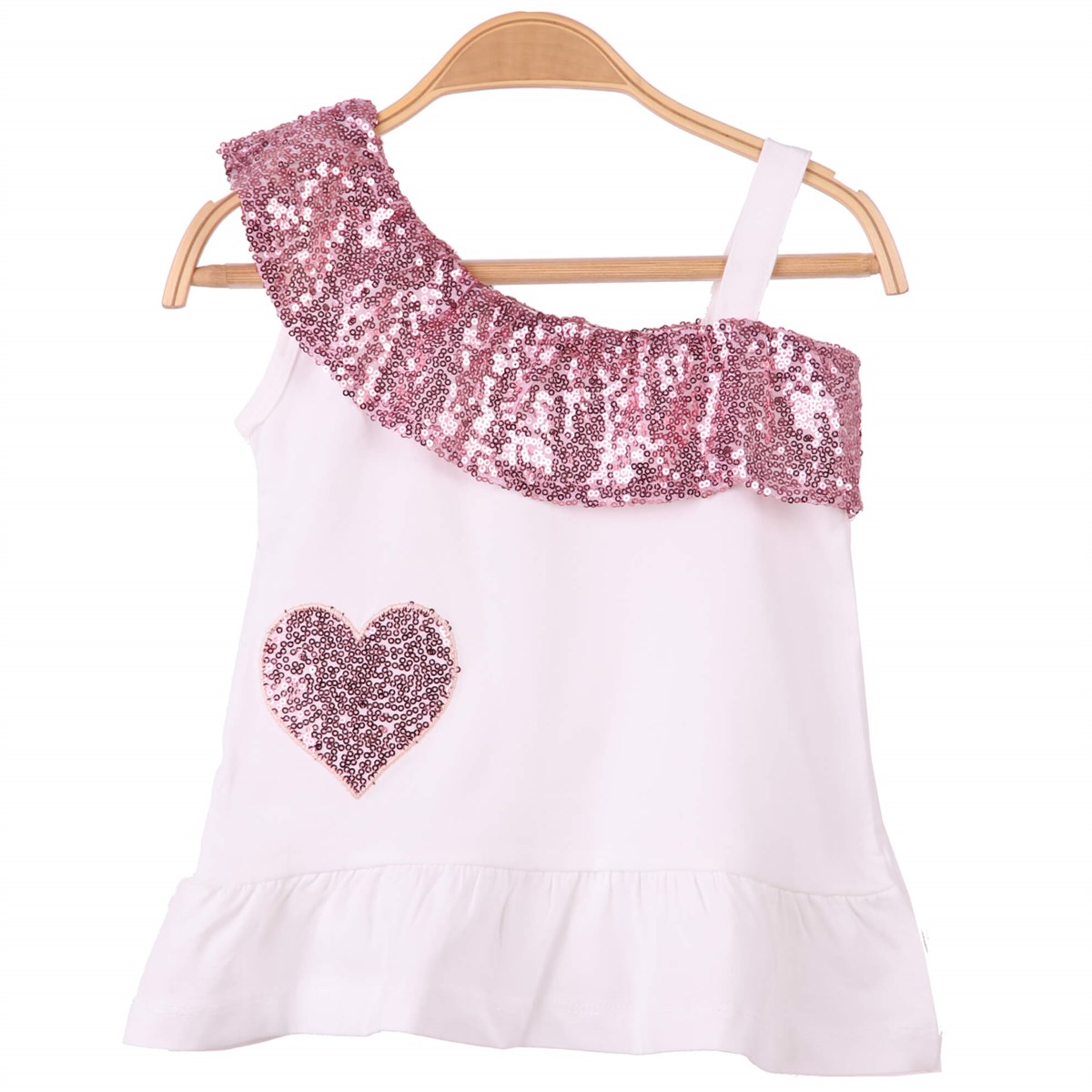 T-ShirtBREEZE12908-63Pullu Askılı T-Shirt