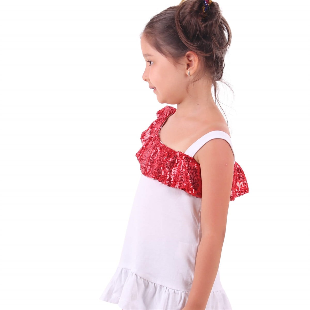 T-ShirtBREEZE12908-338Pullu Askılı T-Shirt