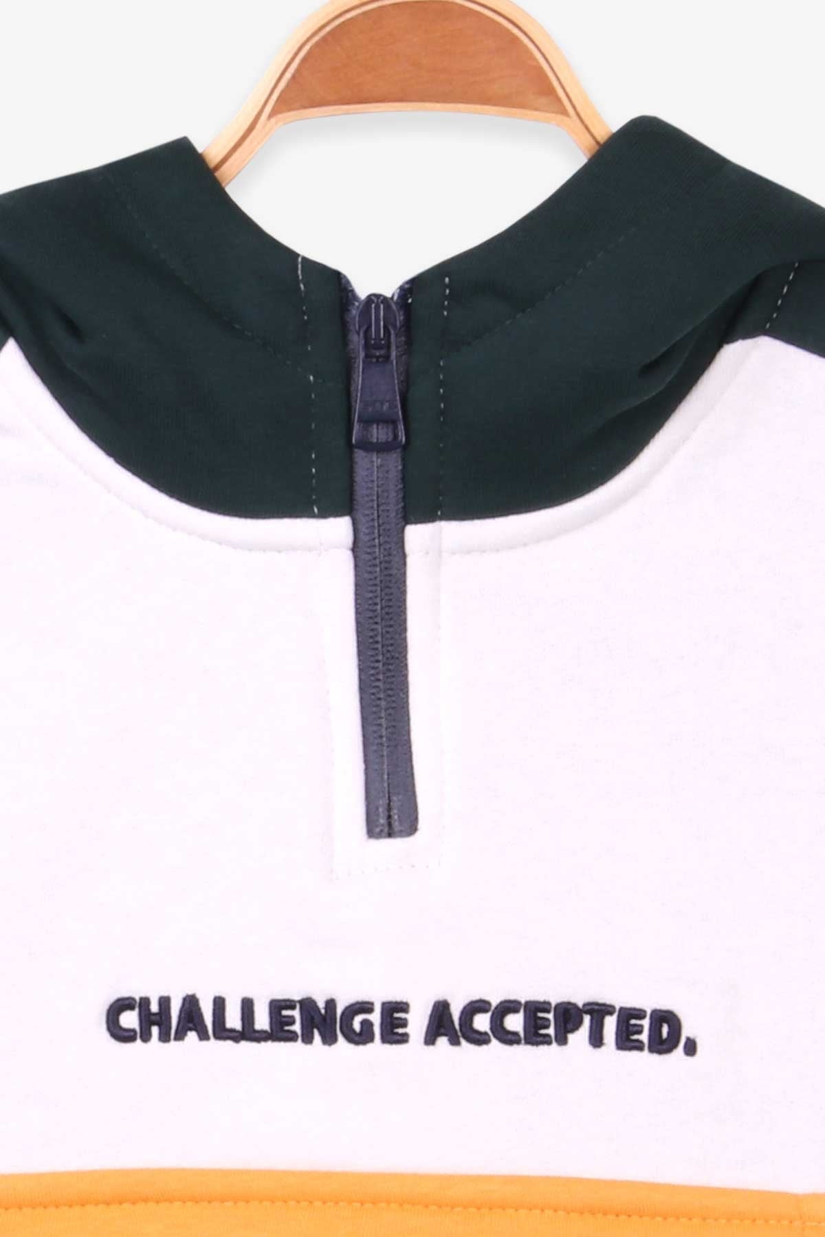 STC Erkek Çocuk Sweatshirt Blok Desenli Karışık Renk (2-8 Yaş)