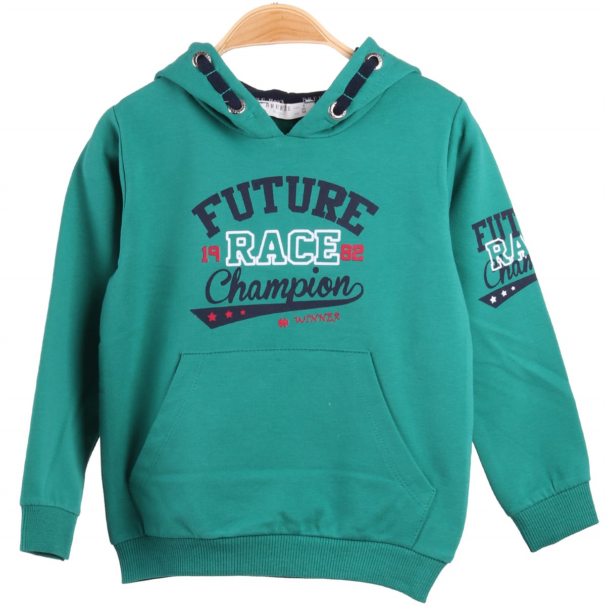 Kapşonlu Sweat Breeze Yeşil