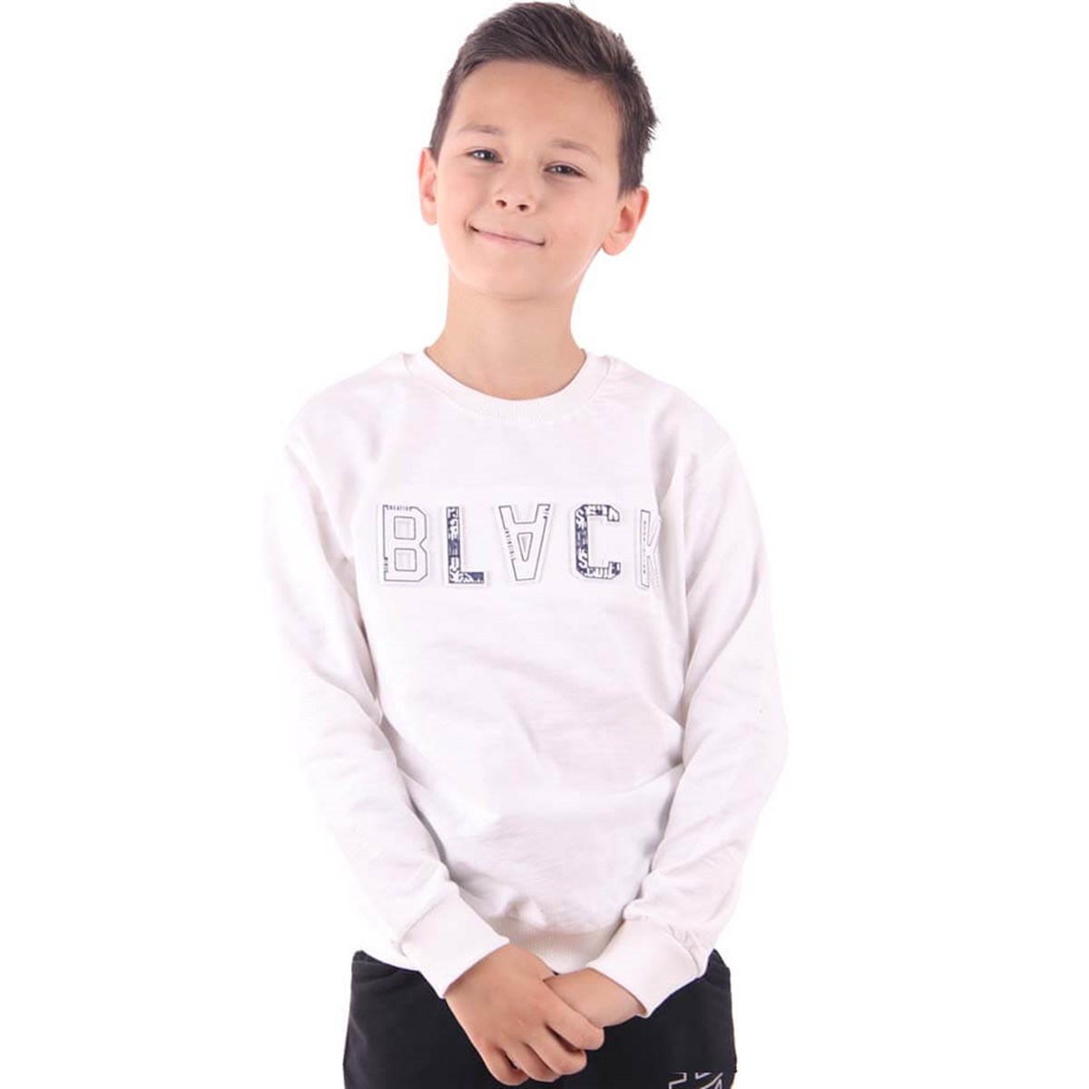 Sweatshirt & Kazak BREEZE Beyaz