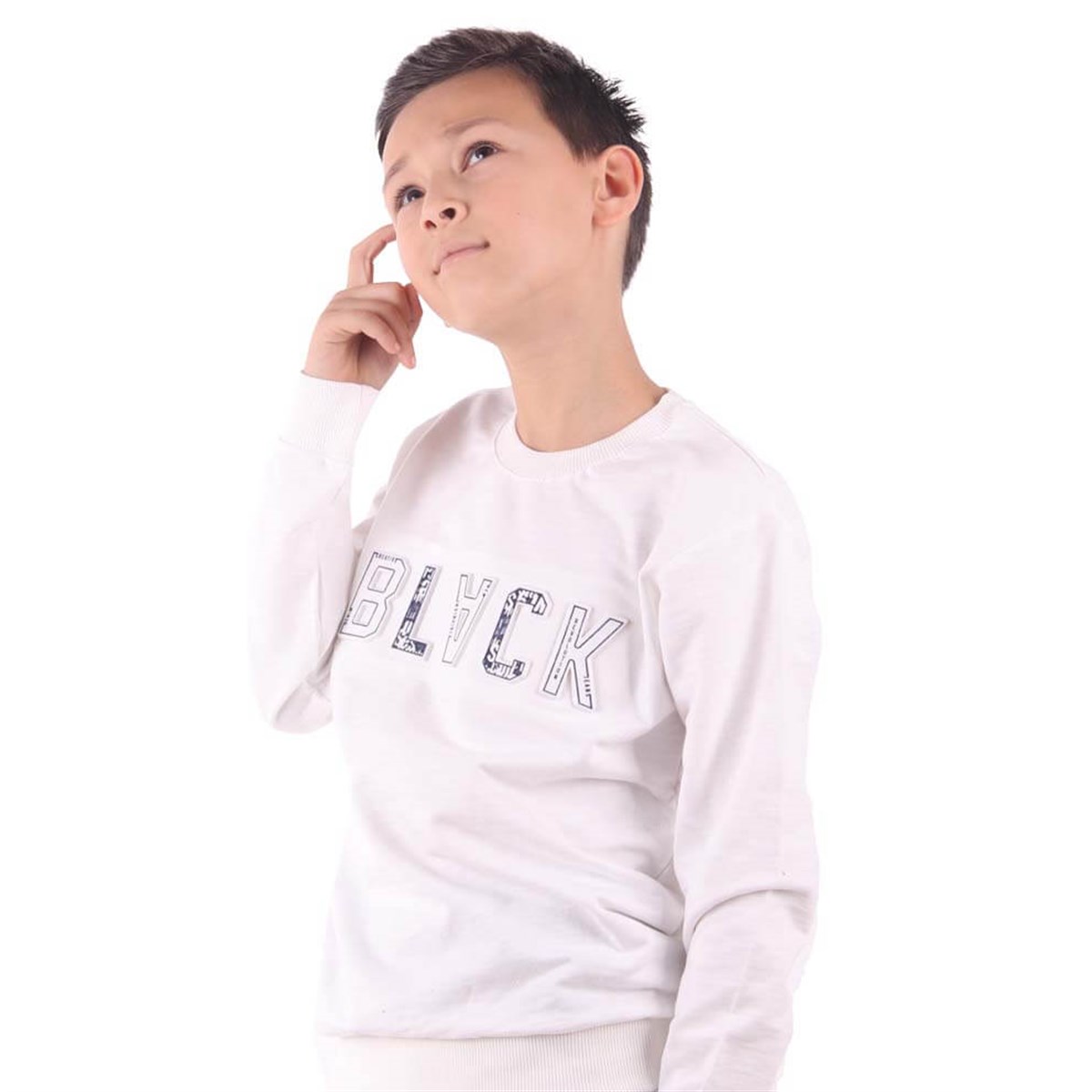 Sweatshirt & Kazak BREEZE Beyaz