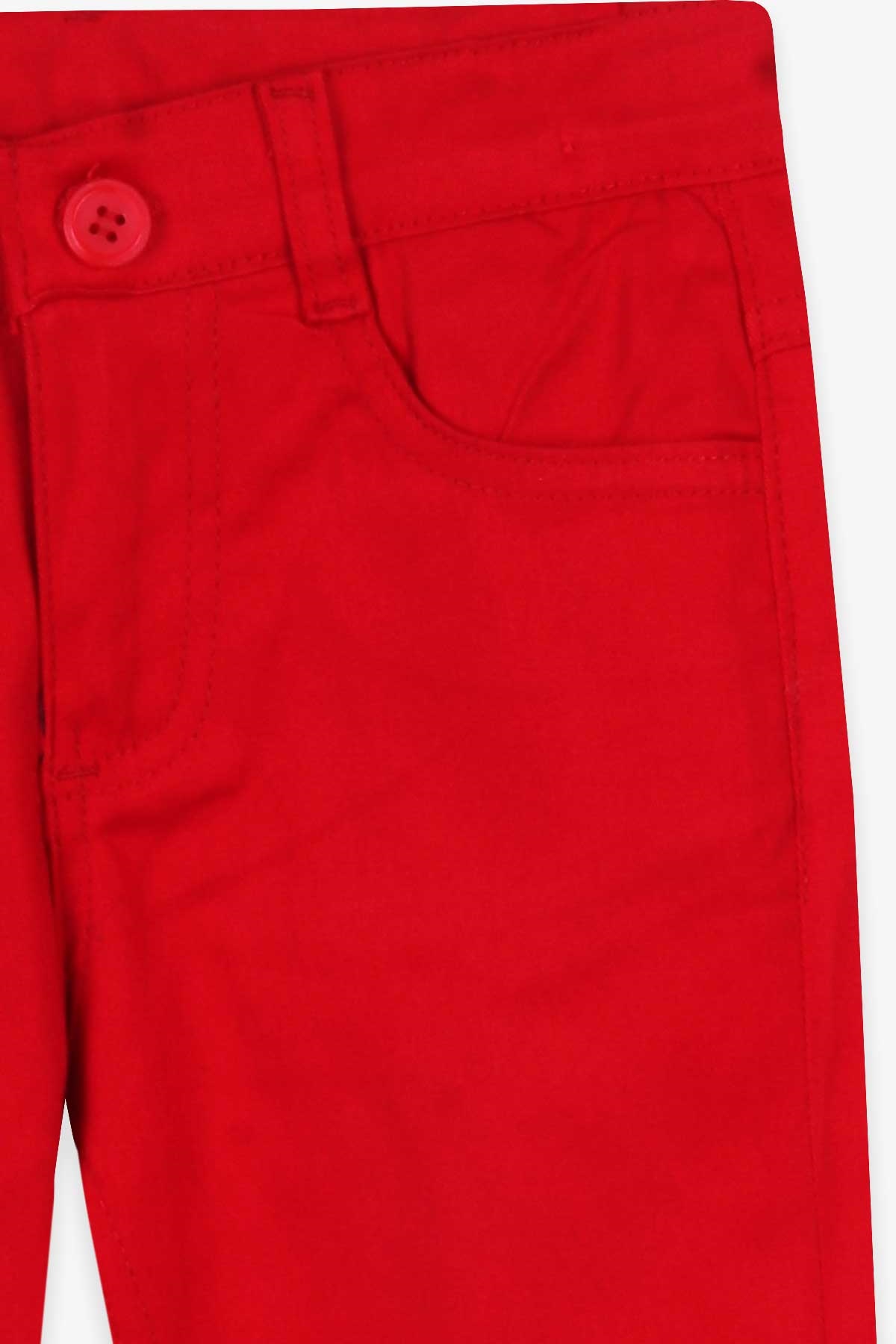 TERRY Erkek Çocuk Gabardin Pantolon Kırmızı (5-14 Yaş)