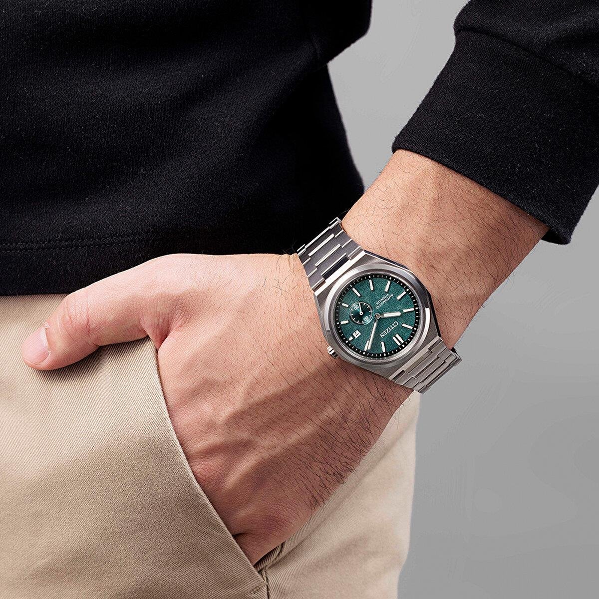 Citizen NJ0180-80XCitizen Zenshin Super Titanium Small Seconds NJ0180-80XKol Saati